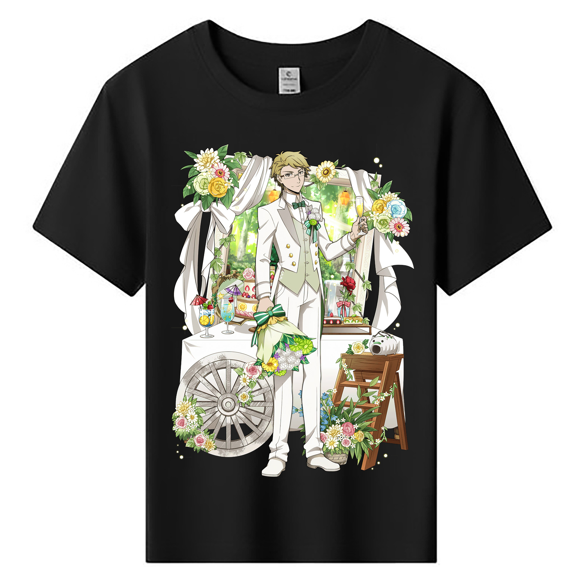 （画像用） 文豪ストレイドッグス Bungo Stray Dogs 綿100％キッズTシャツ（フロントプリント）