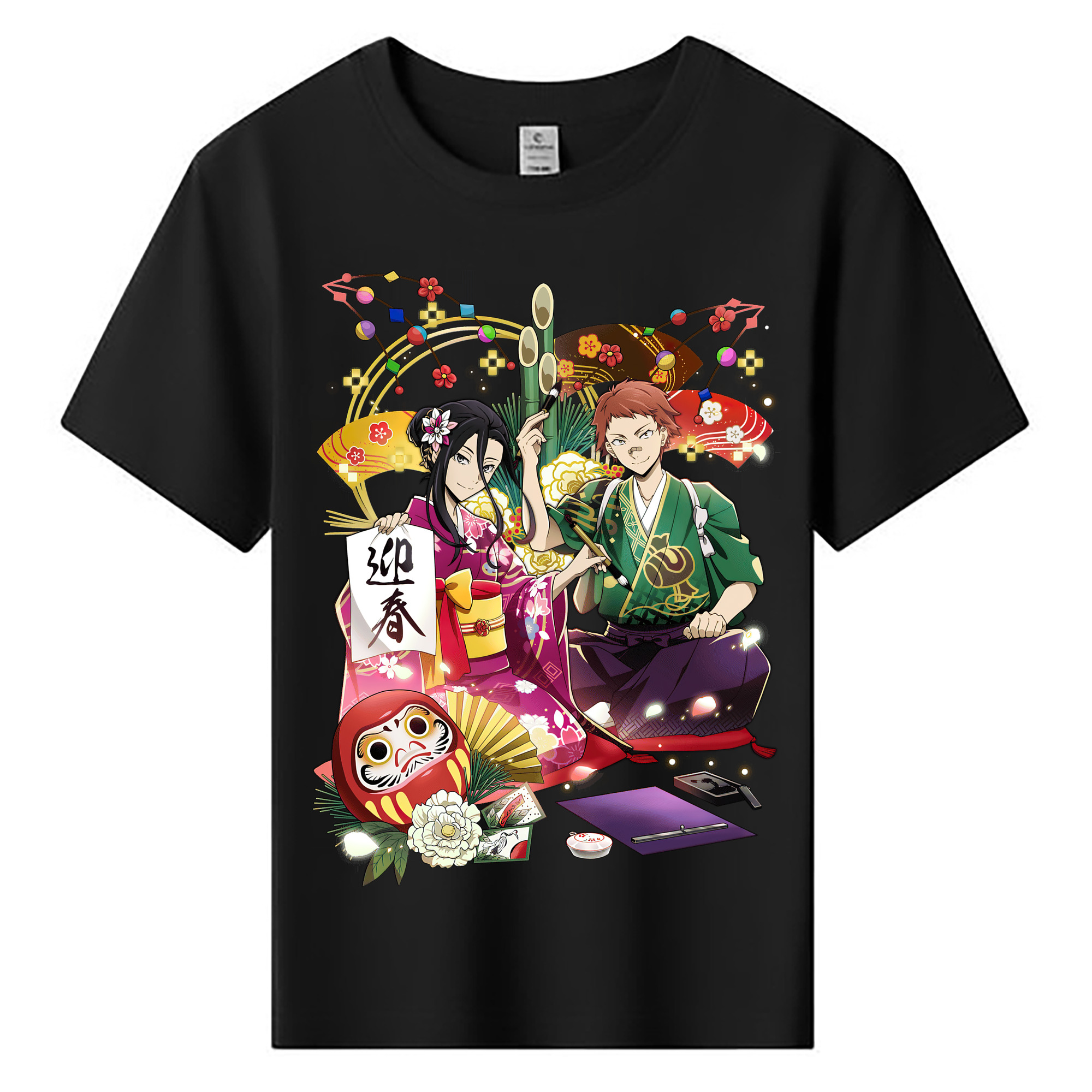 （画像用） 文豪ストレイドッグス Bungo Stray Dogs 綿100％キッズTシャツ（フロントプリント）