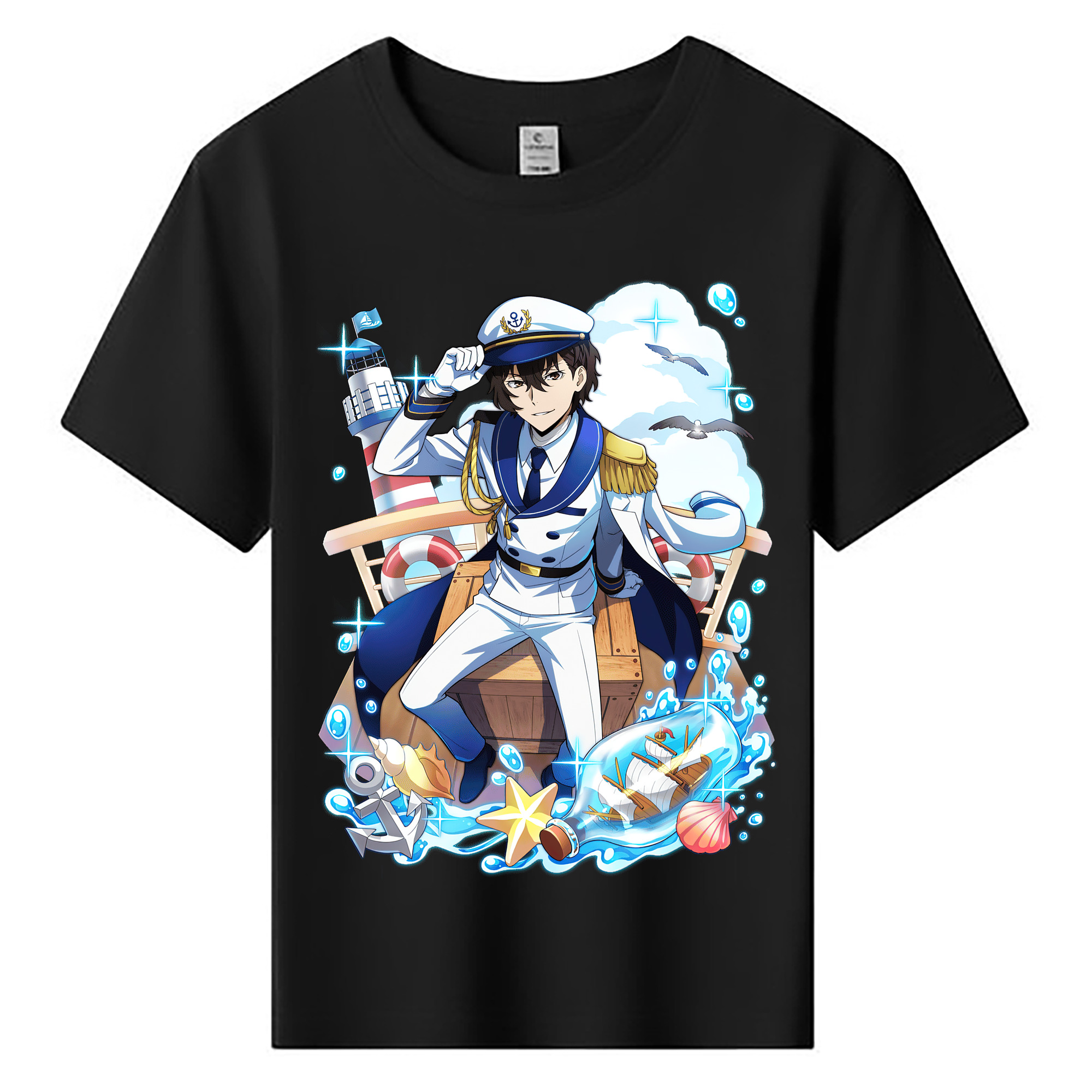 （画像用） 文豪ストレイドッグス Bungo Stray Dogs 綿100％キッズTシャツ（フロントプリント）