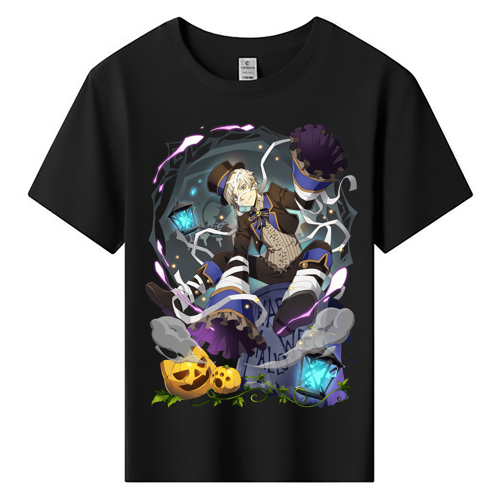（画像用） 文豪ストレイドッグス Bungo Stray Dogs 綿100％キッズTシャツ（フロントプリント）