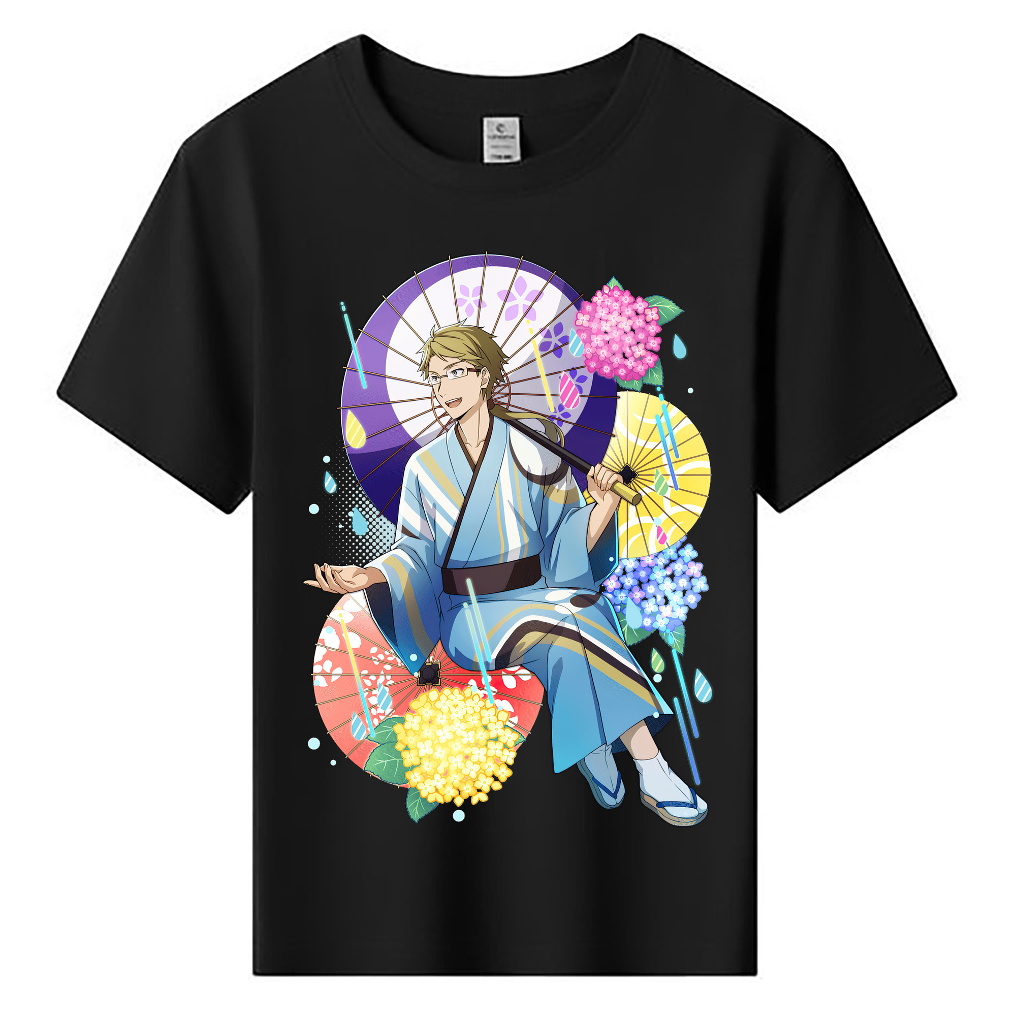 （画像用） 文豪ストレイドッグス Bungo Stray Dogs 綿100％キッズTシャツ（フロントプリント）