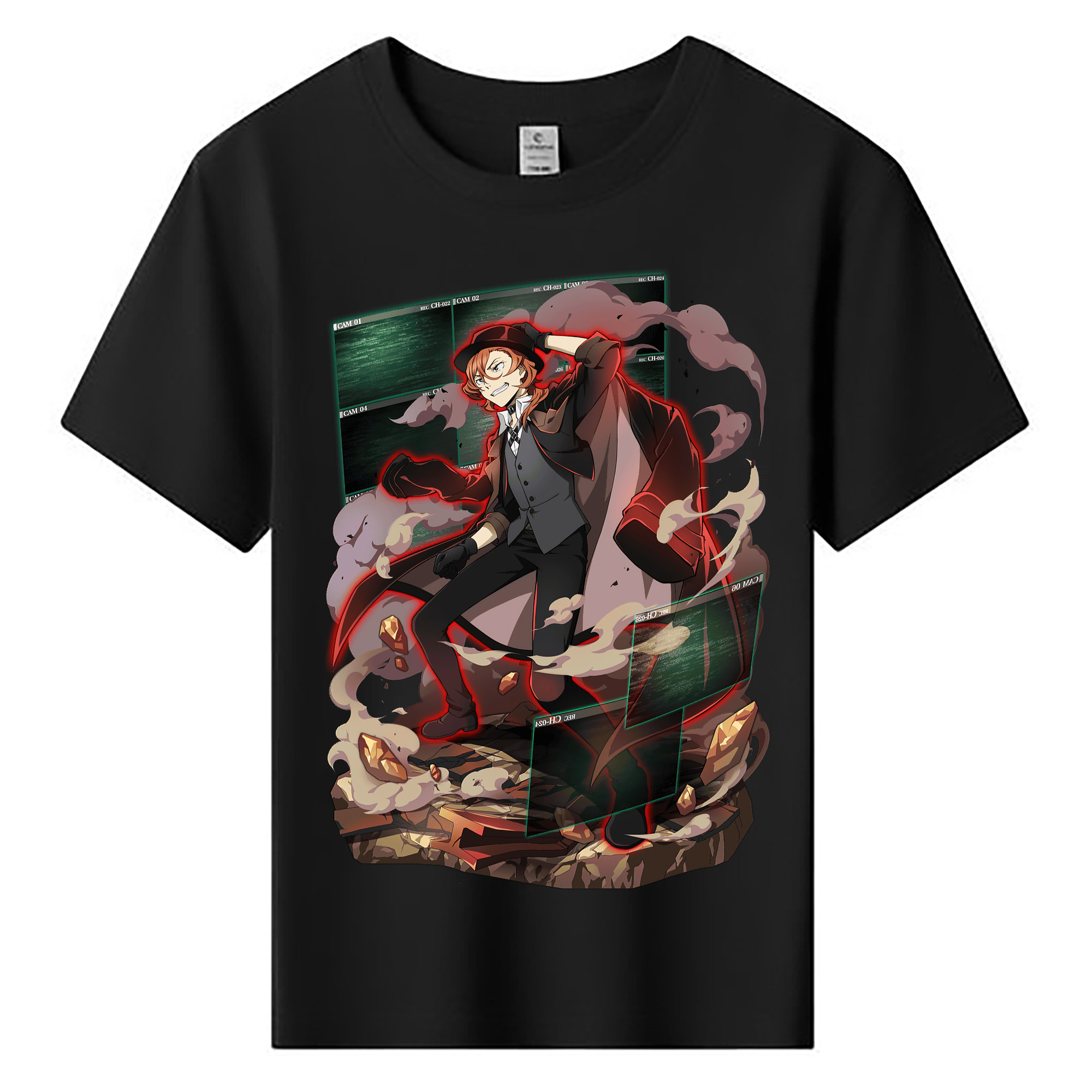 （画像用） 文豪ストレイドッグス Bungo Stray Dogs 綿100％キッズTシャツ（フロントプリント）