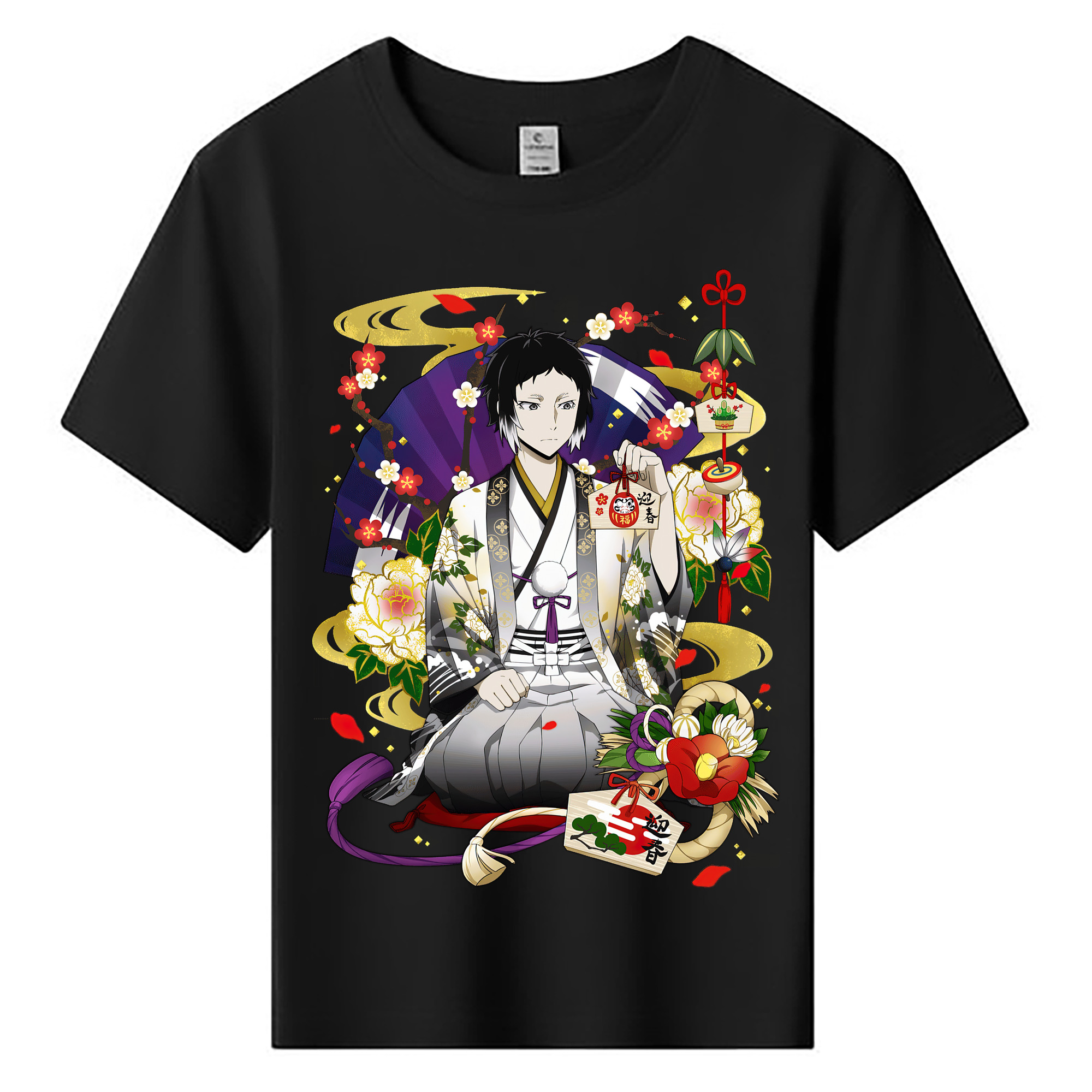 （画像用） 文豪ストレイドッグス Bungo Stray Dogs 綿100％キッズTシャツ（フロントプリント）