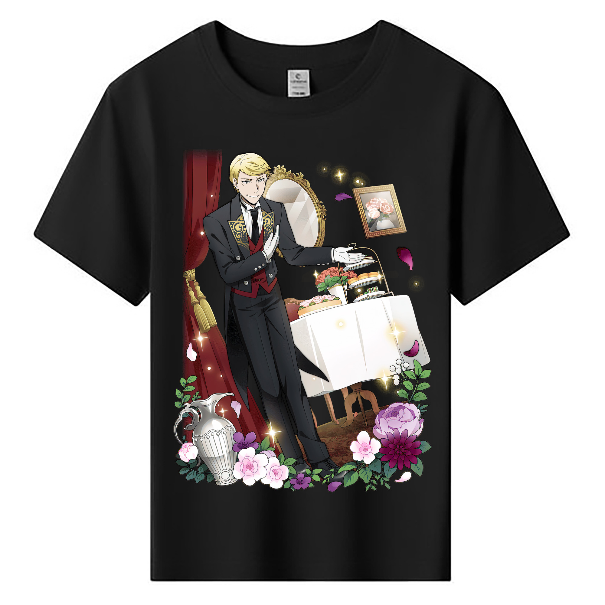 （画像用） 文豪ストレイドッグス Bungo Stray Dogs 綿100％キッズTシャツ（フロントプリント）