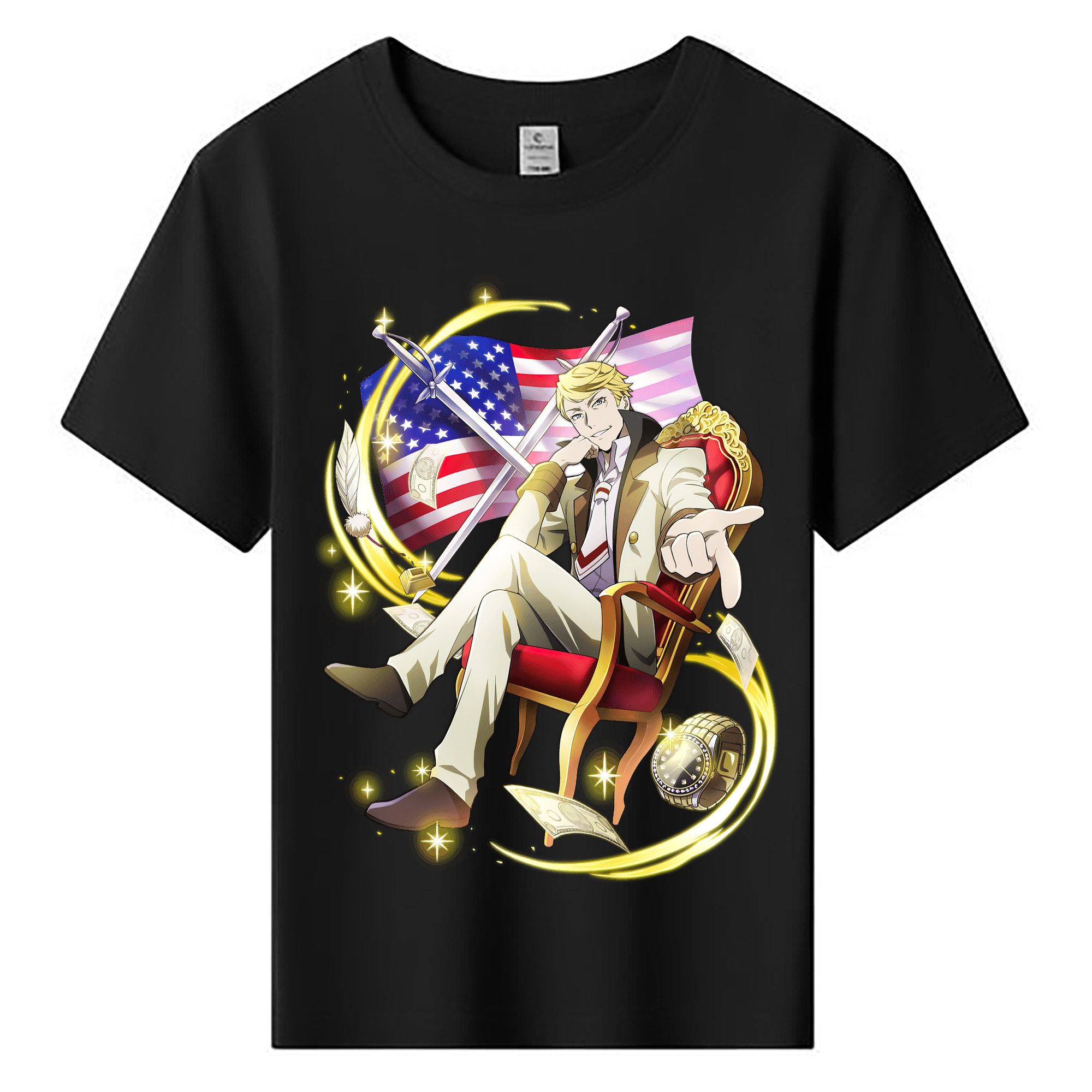 （画像用） 文豪ストレイドッグス Bungo Stray Dogs 綿100％キッズTシャツ（フロントプリント）
