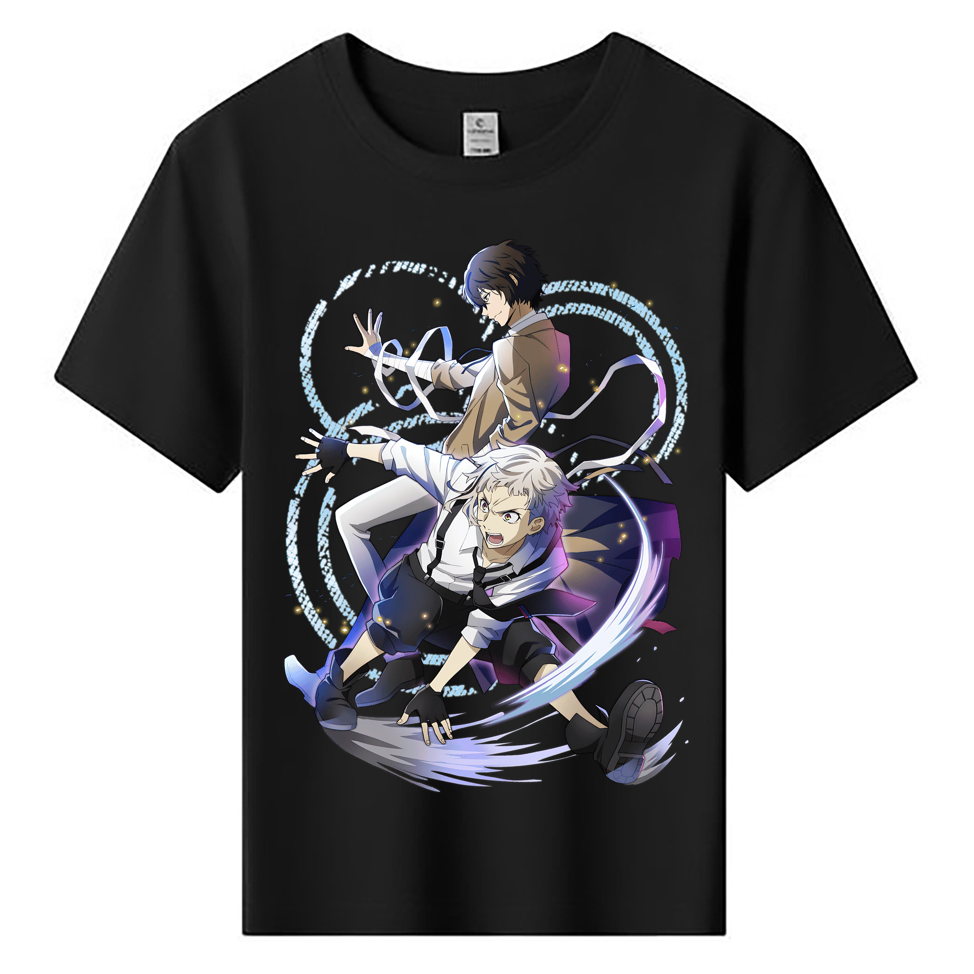 （画像用） 文豪ストレイドッグス Bungo Stray Dogs 綿100％キッズTシャツ（フロントプリント）