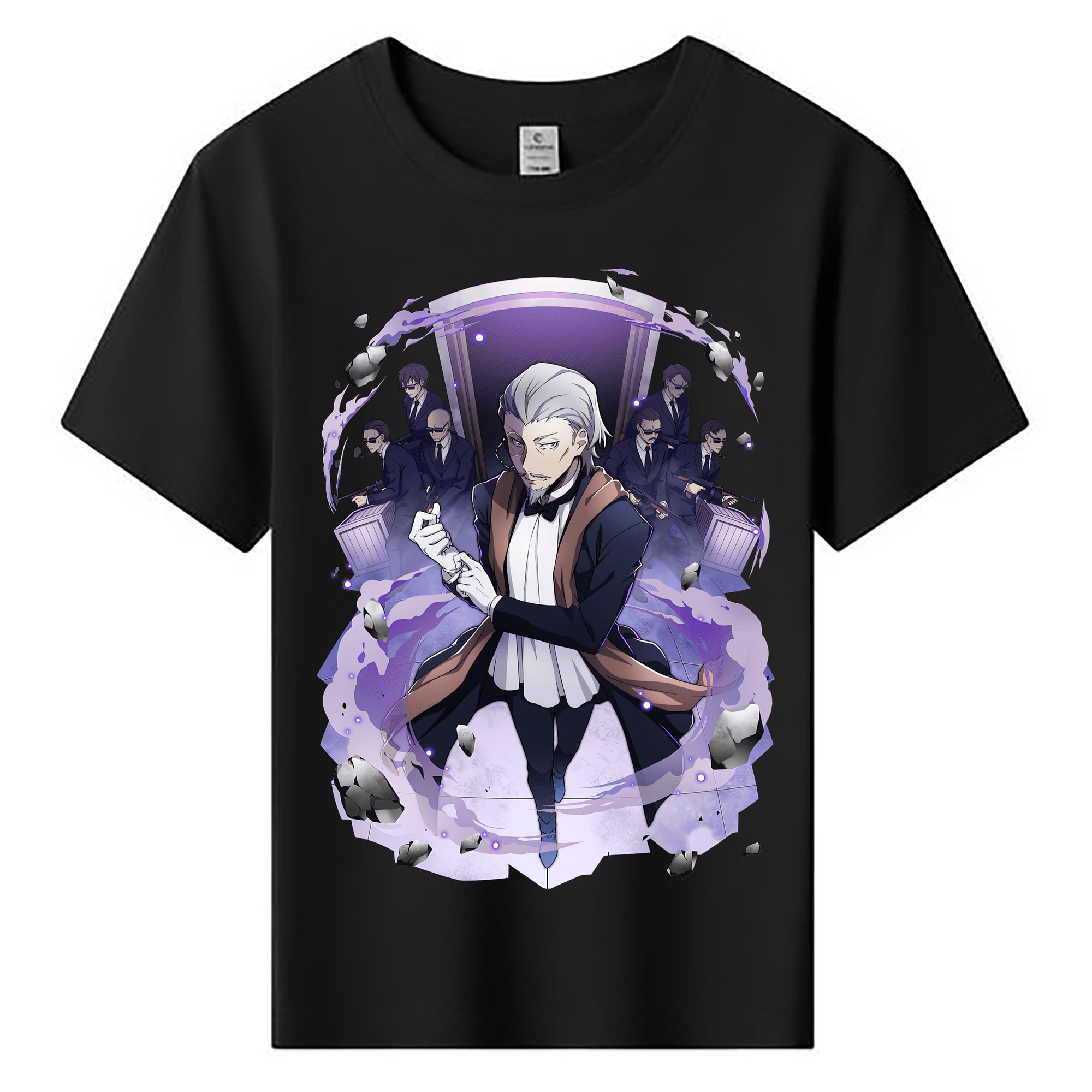 （画像用） 文豪ストレイドッグス Bungo Stray Dogs 綿100％キッズTシャツ（フロントプリント）