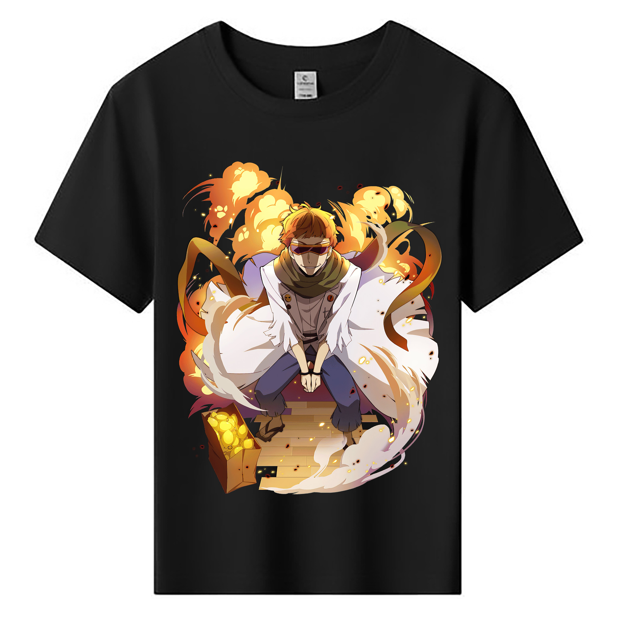 （画像用） 文豪ストレイドッグス Bungo Stray Dogs 綿100％キッズTシャツ（フロントプリント）