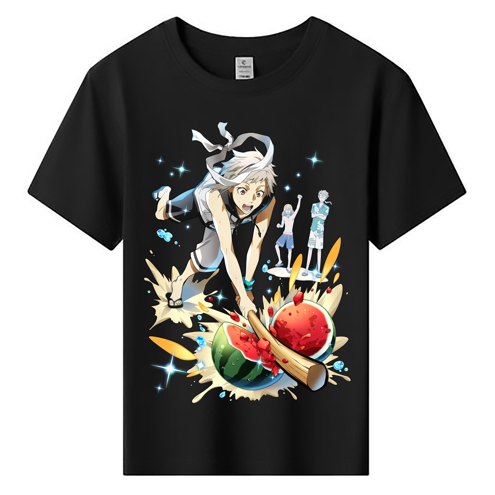 （画像用） 文豪ストレイドッグス Bungo Stray Dogs 綿100％キッズTシャツ（フロントプリント）