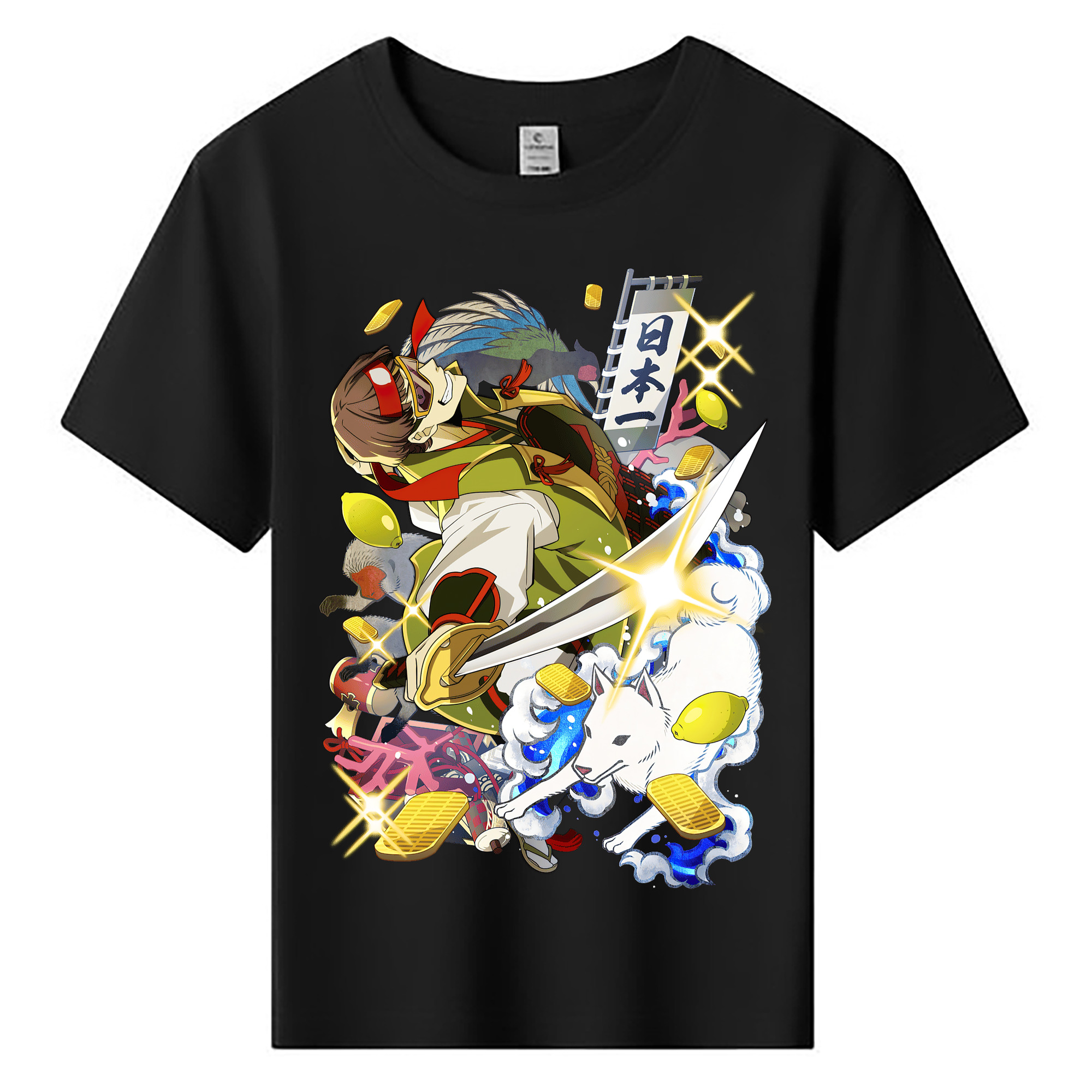 （画像用） 文豪ストレイドッグス Bungo Stray Dogs 綿100％キッズTシャツ（フロントプリント）