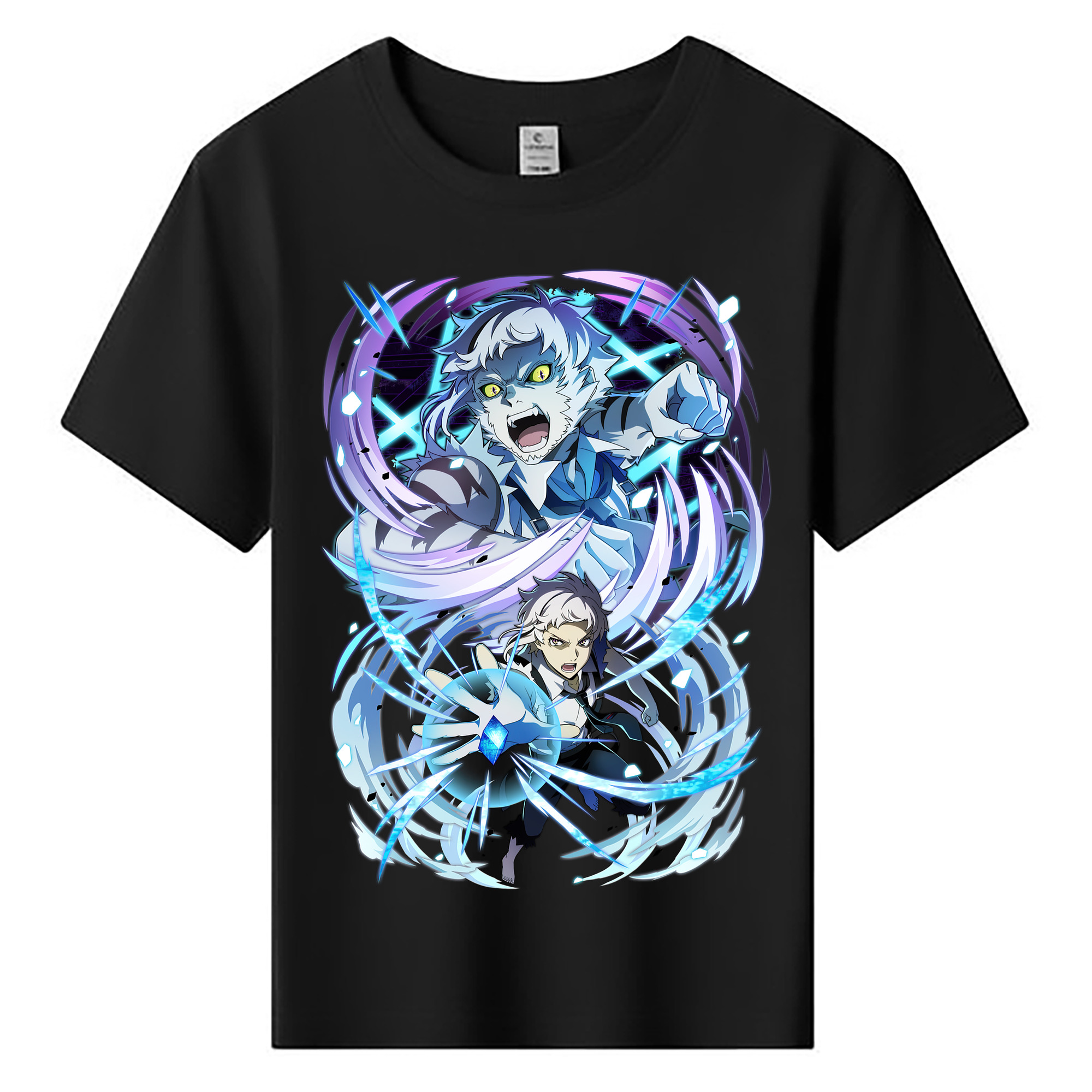 （画像用） 文豪ストレイドッグス Bungo Stray Dogs 綿100％キッズTシャツ（フロントプリント）