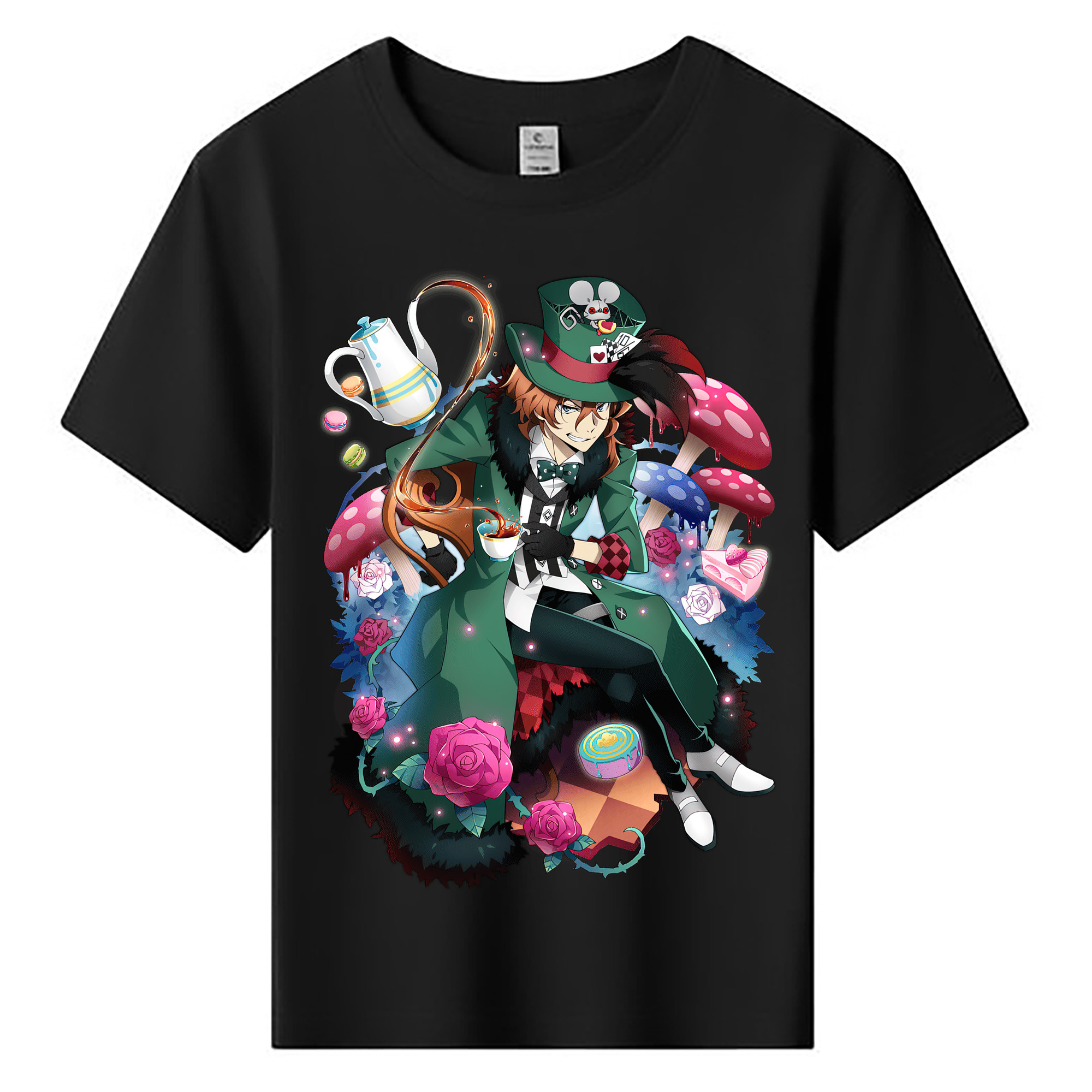 （画像用） 文豪ストレイドッグス Bungo Stray Dogs 綿100％キッズTシャツ（フロントプリント）
