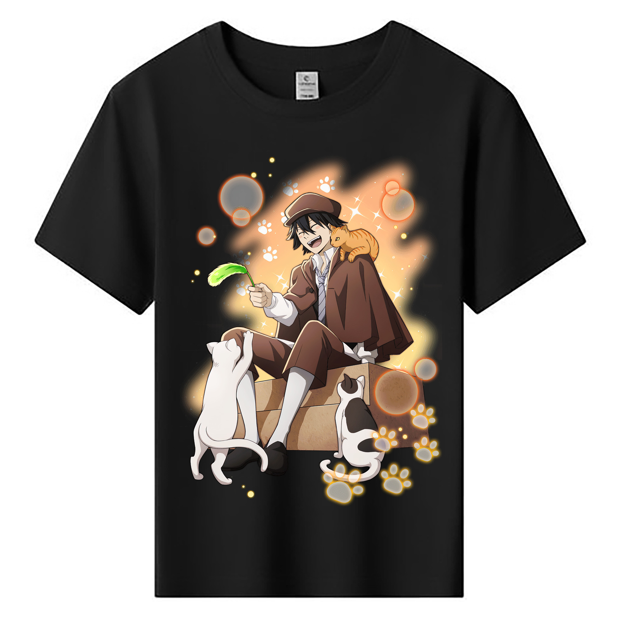 （画像用） 文豪ストレイドッグス Bungo Stray Dogs 綿100％キッズTシャツ（フロントプリント）