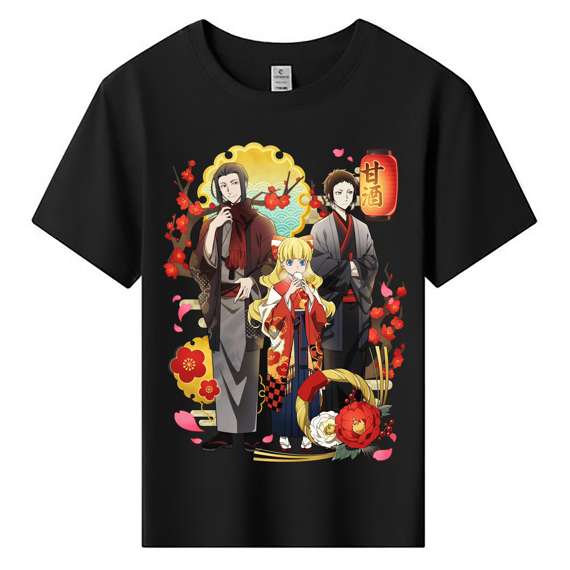 （画像用） 文豪ストレイドッグス Bungo Stray Dogs 綿100％キッズTシャツ（フロントプリント）