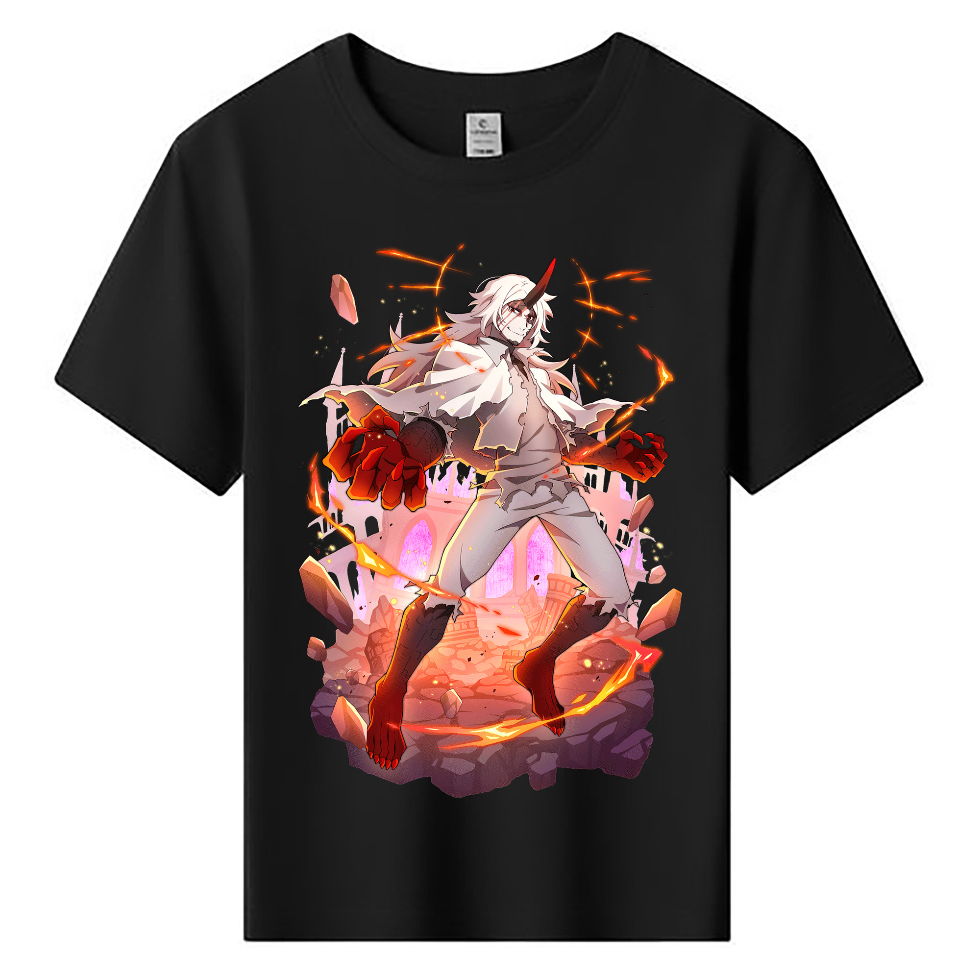（画像用） 文豪ストレイドッグス Bungo Stray Dogs 綿100％キッズTシャツ（フロントプリント）