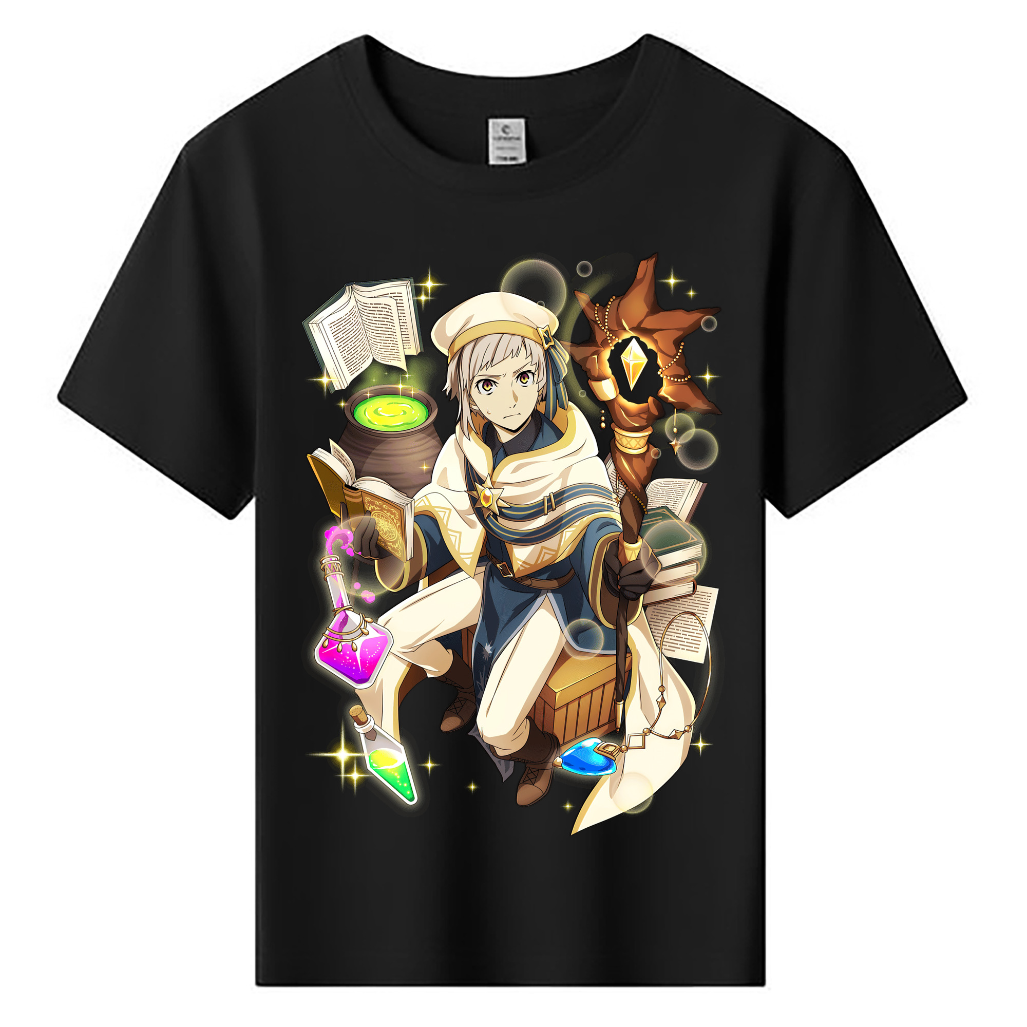 （画像用） 文豪ストレイドッグス Bungo Stray Dogs 綿100％キッズTシャツ（フロントプリント）