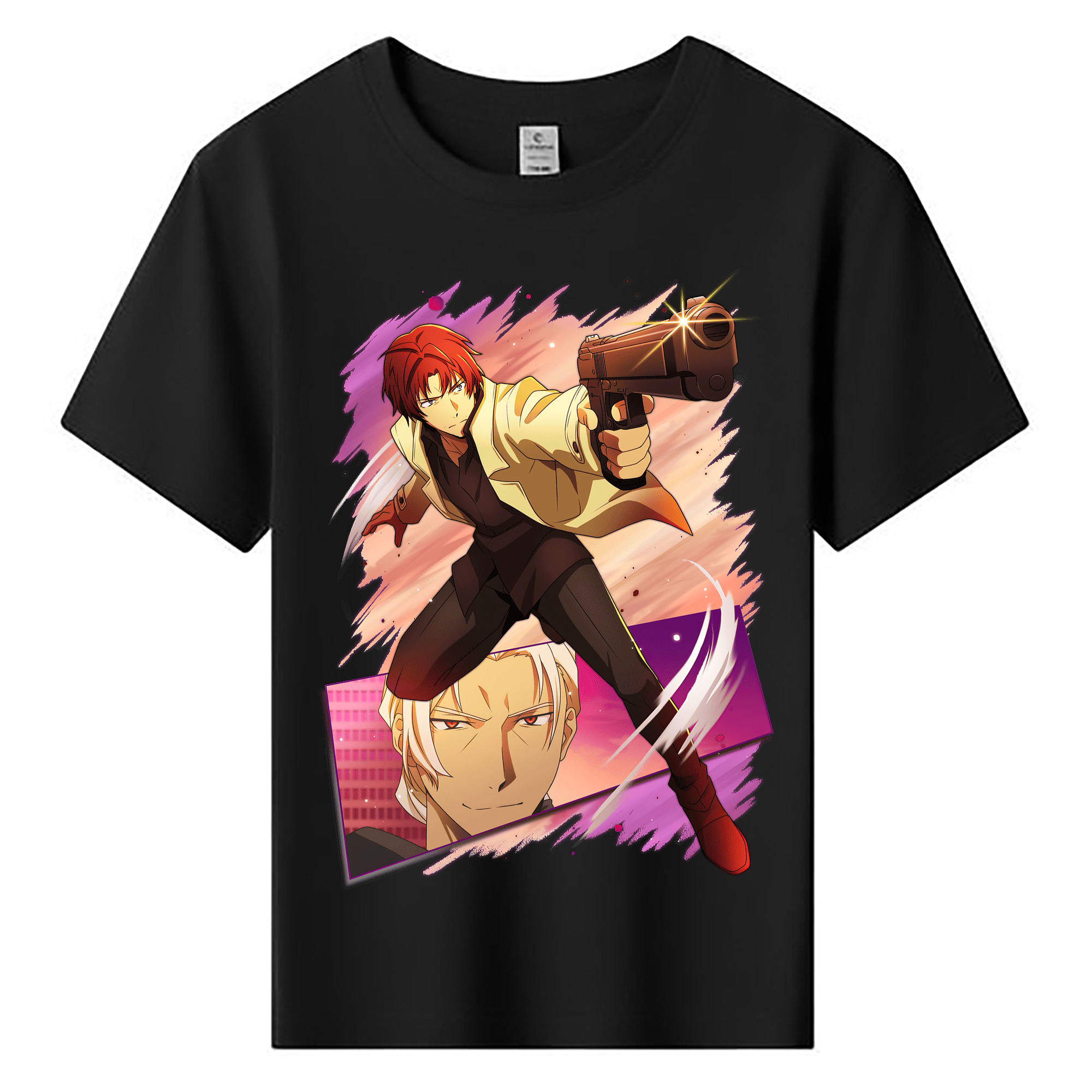 （画像用） 文豪ストレイドッグス Bungo Stray Dogs 綿100％キッズTシャツ（フロントプリント）