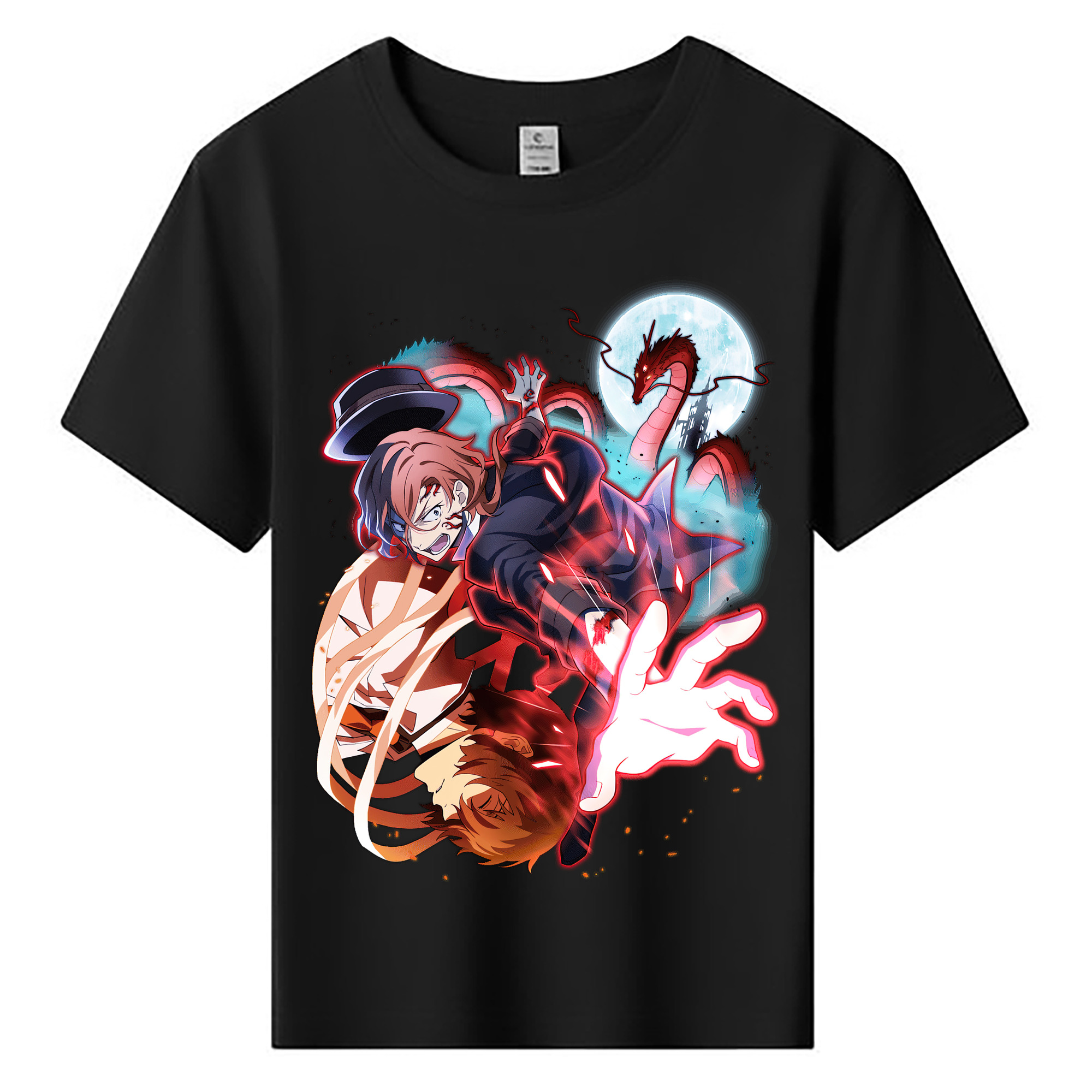 （画像用） 文豪ストレイドッグス Bungo Stray Dogs 綿100％キッズTシャツ（フロントプリント）
