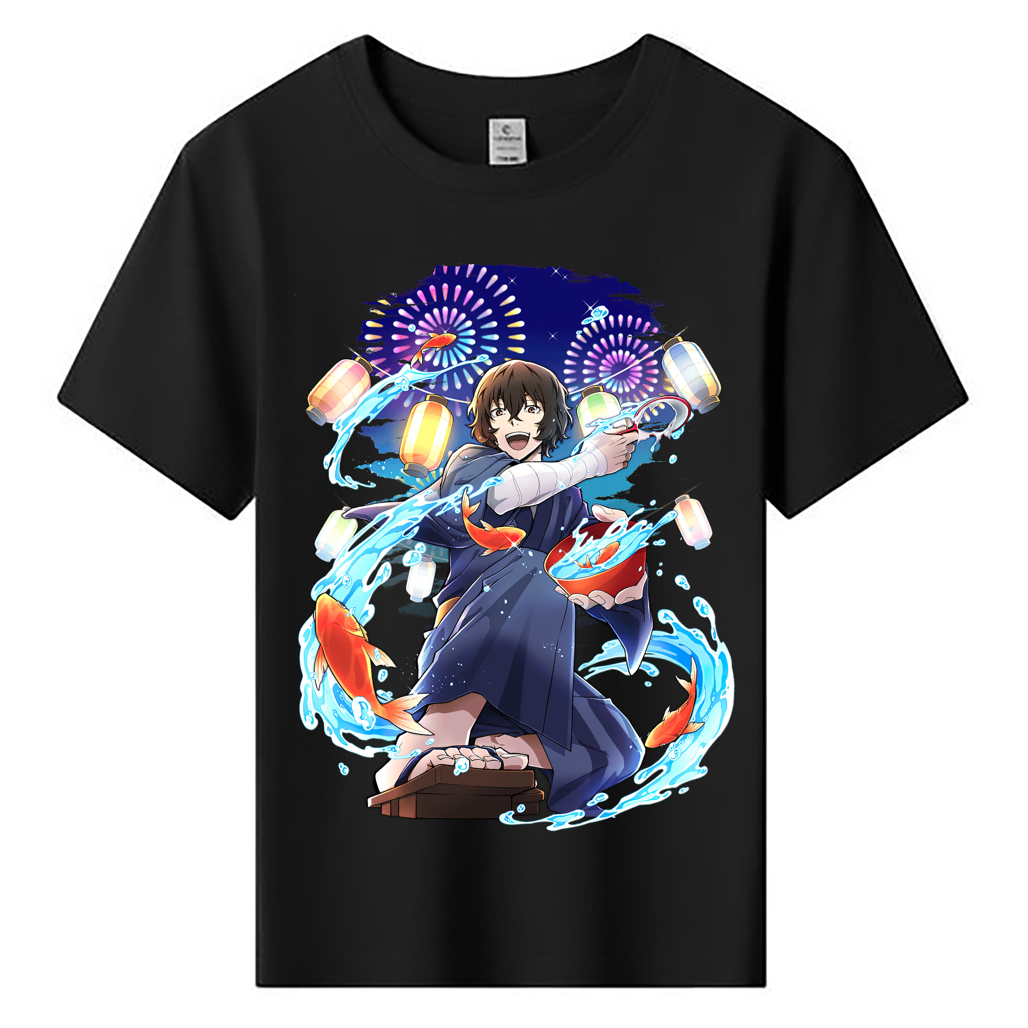 （画像用） 文豪ストレイドッグス Bungo Stray Dogs 綿100％キッズTシャツ（フロントプリント）