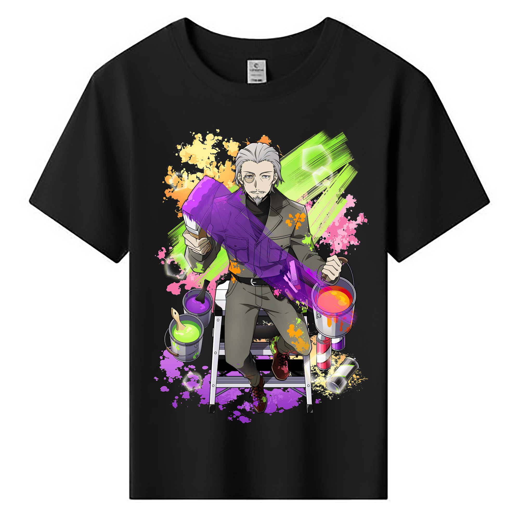 （画像用） 文豪ストレイドッグス Bungo Stray Dogs 綿100％キッズTシャツ（フロントプリント）