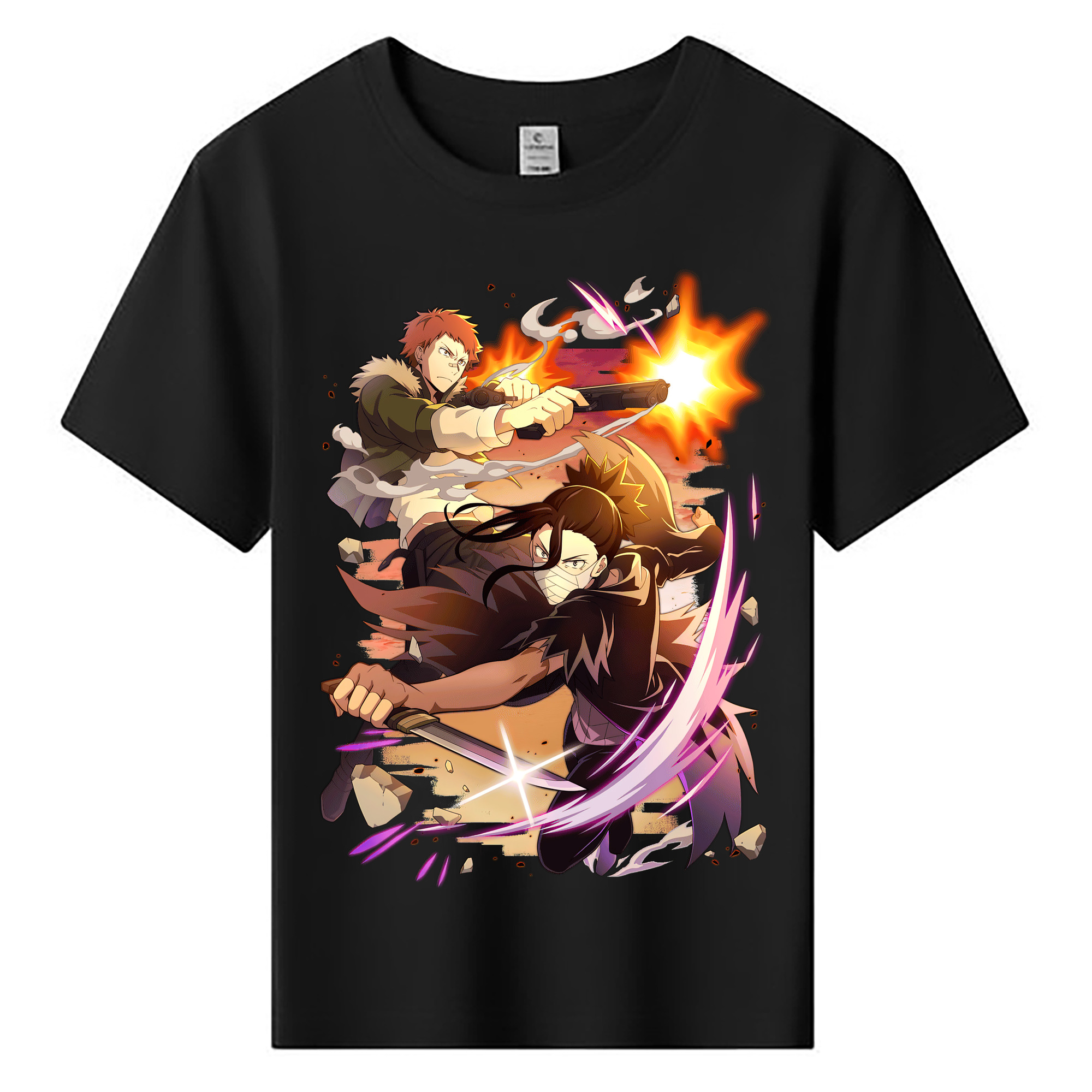 （画像用） 文豪ストレイドッグス Bungo Stray Dogs 綿100％キッズTシャツ（フロントプリント）
