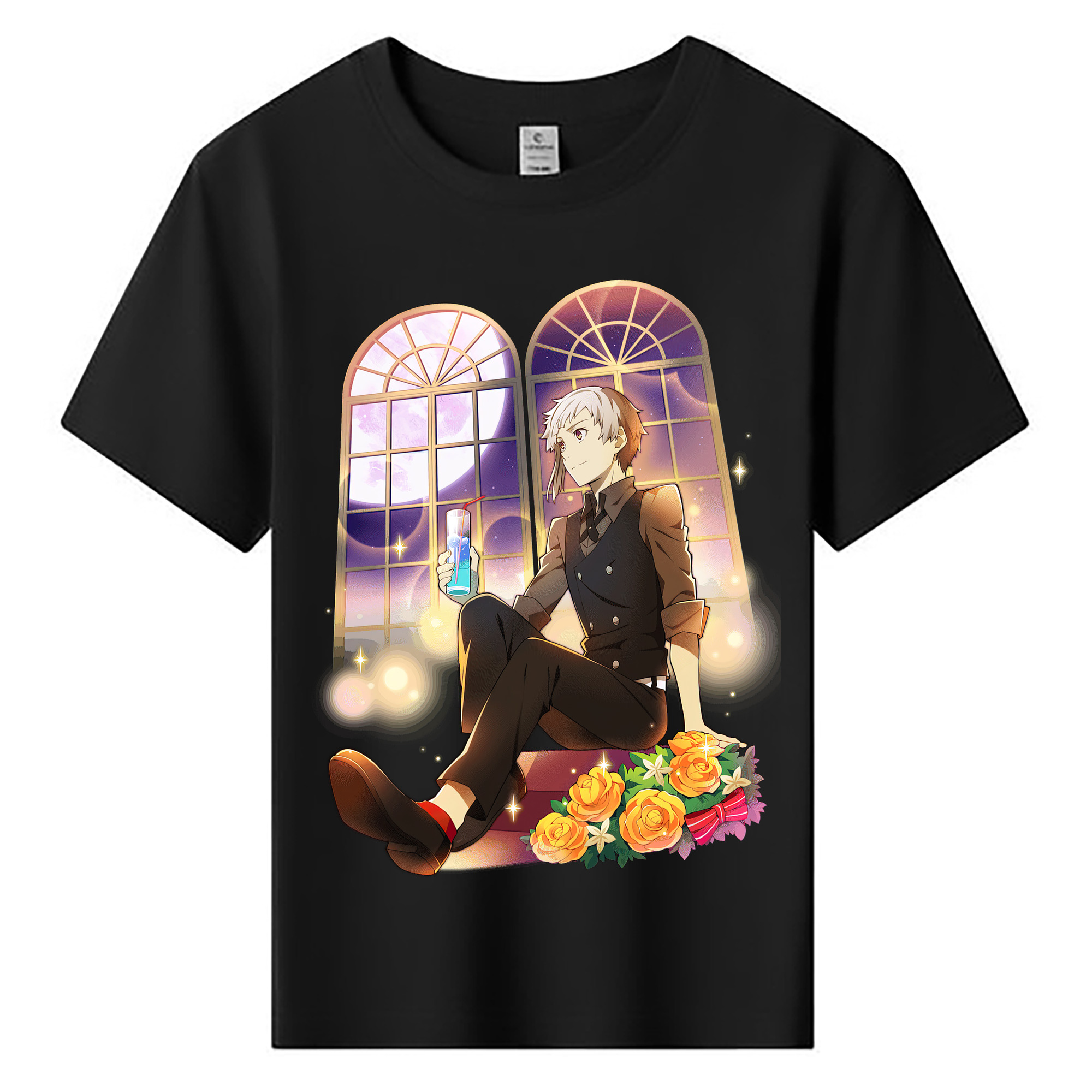 （画像用） 文豪ストレイドッグス Bungo Stray Dogs 綿100％キッズTシャツ（フロントプリント）