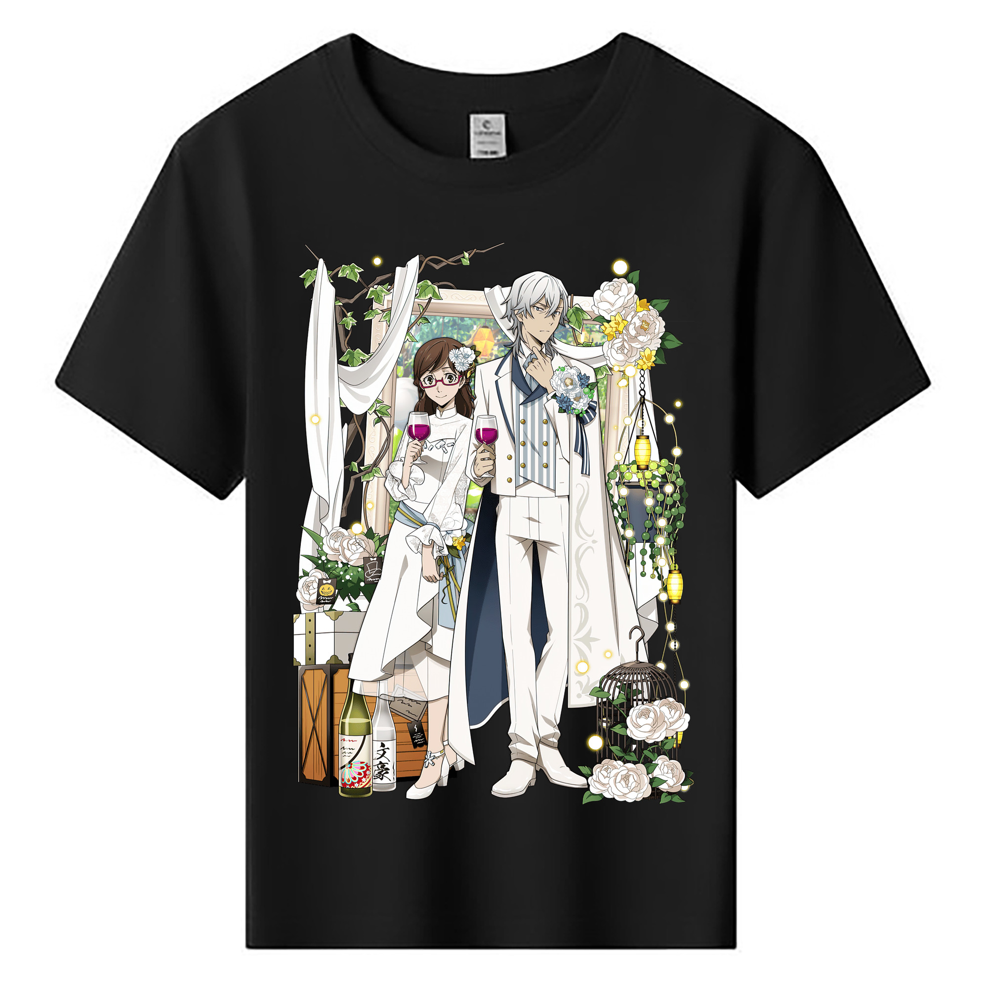（画像用） 文豪ストレイドッグス Bungo Stray Dogs 綿100％キッズTシャツ（フロントプリント）