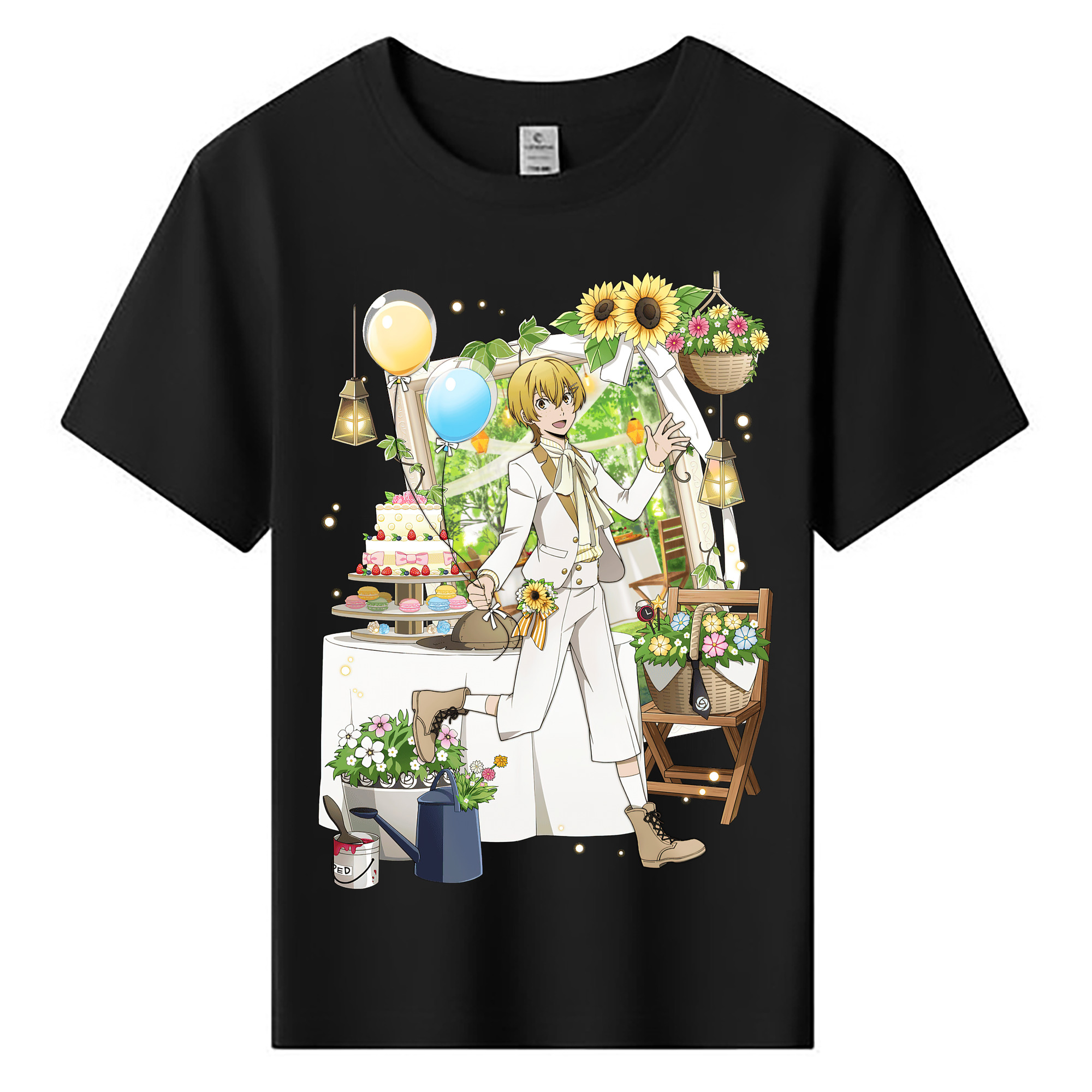 （画像用） 文豪ストレイドッグス Bungo Stray Dogs 綿100％キッズTシャツ（フロントプリント）