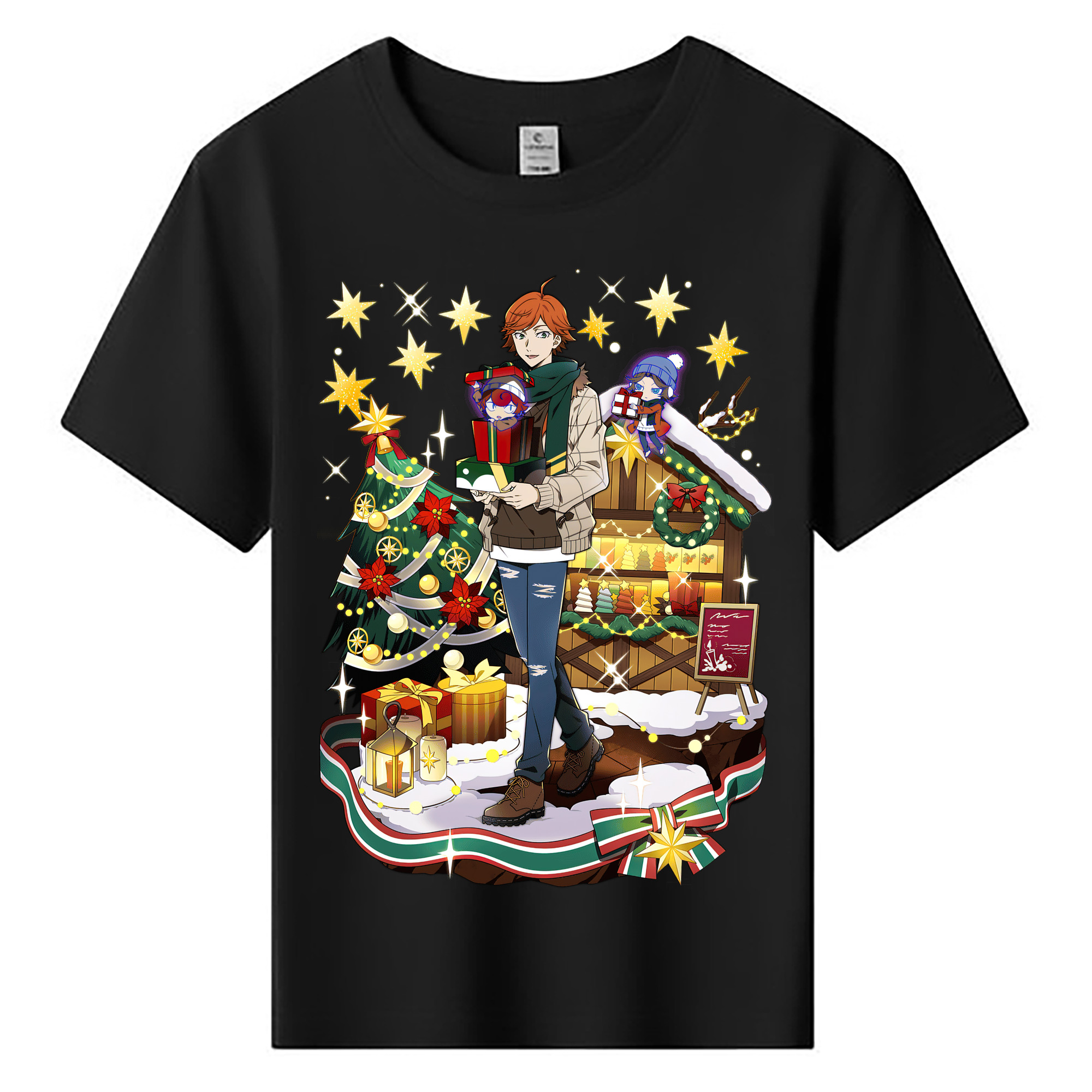 （画像用） 文豪ストレイドッグス Bungo Stray Dogs 綿100％キッズTシャツ（フロントプリント）