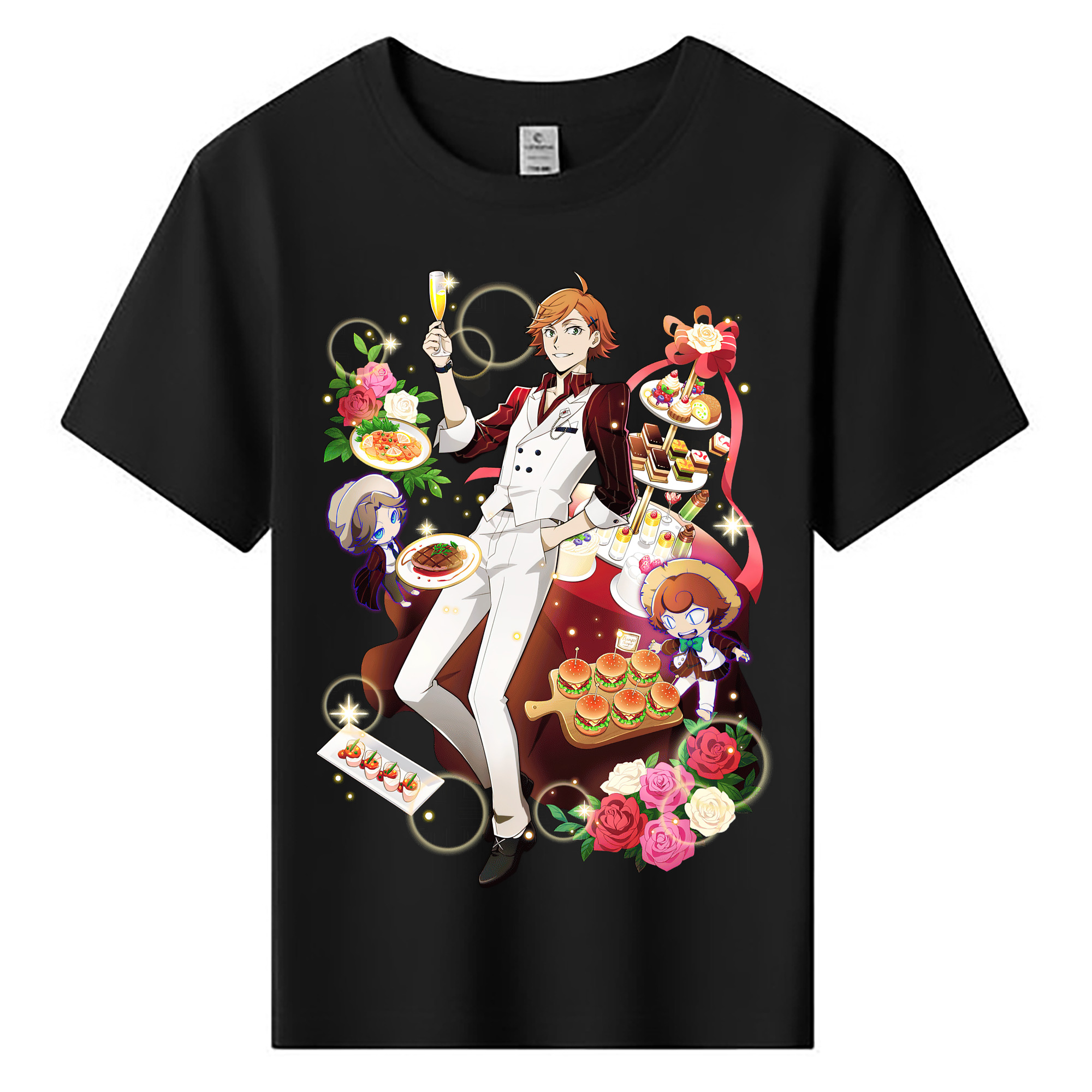 （画像用） 文豪ストレイドッグス Bungo Stray Dogs 綿100％キッズTシャツ（フロントプリント）