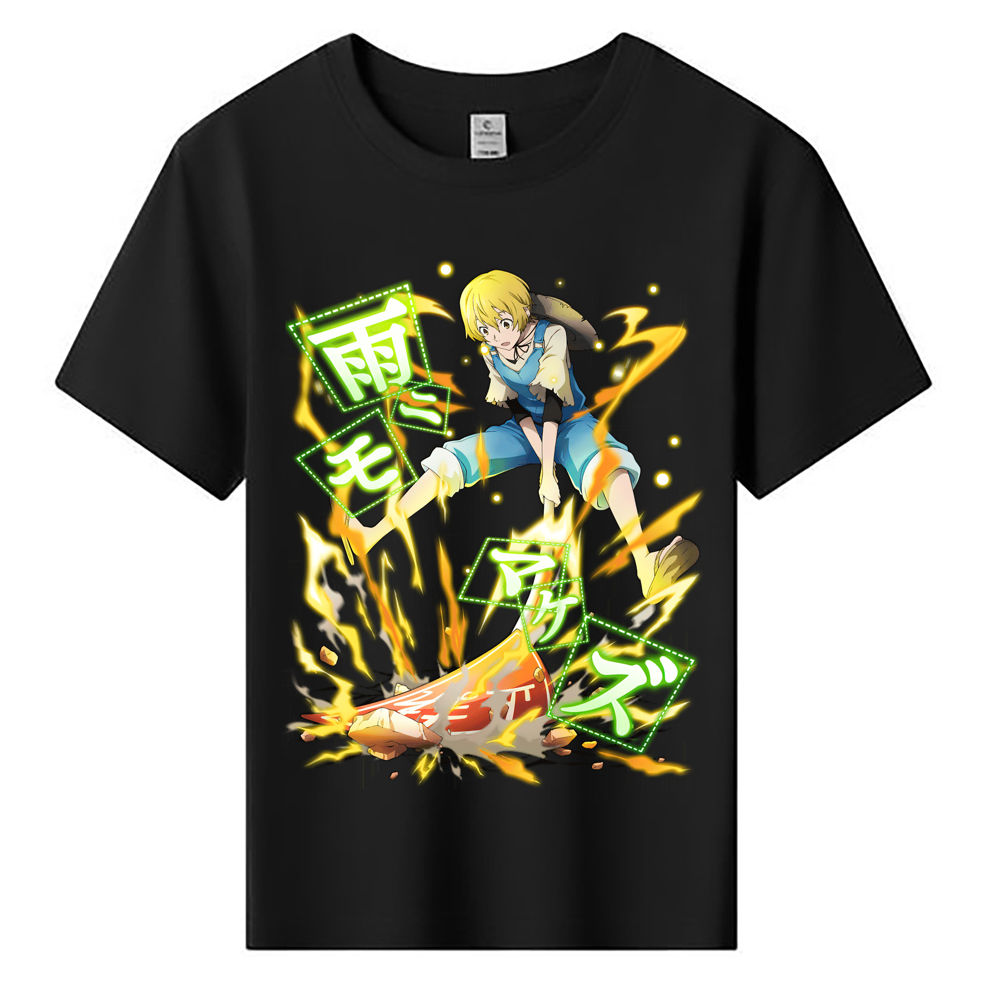 （画像用） 文豪ストレイドッグス Bungo Stray Dogs 綿100％キッズTシャツ（フロントプリント）