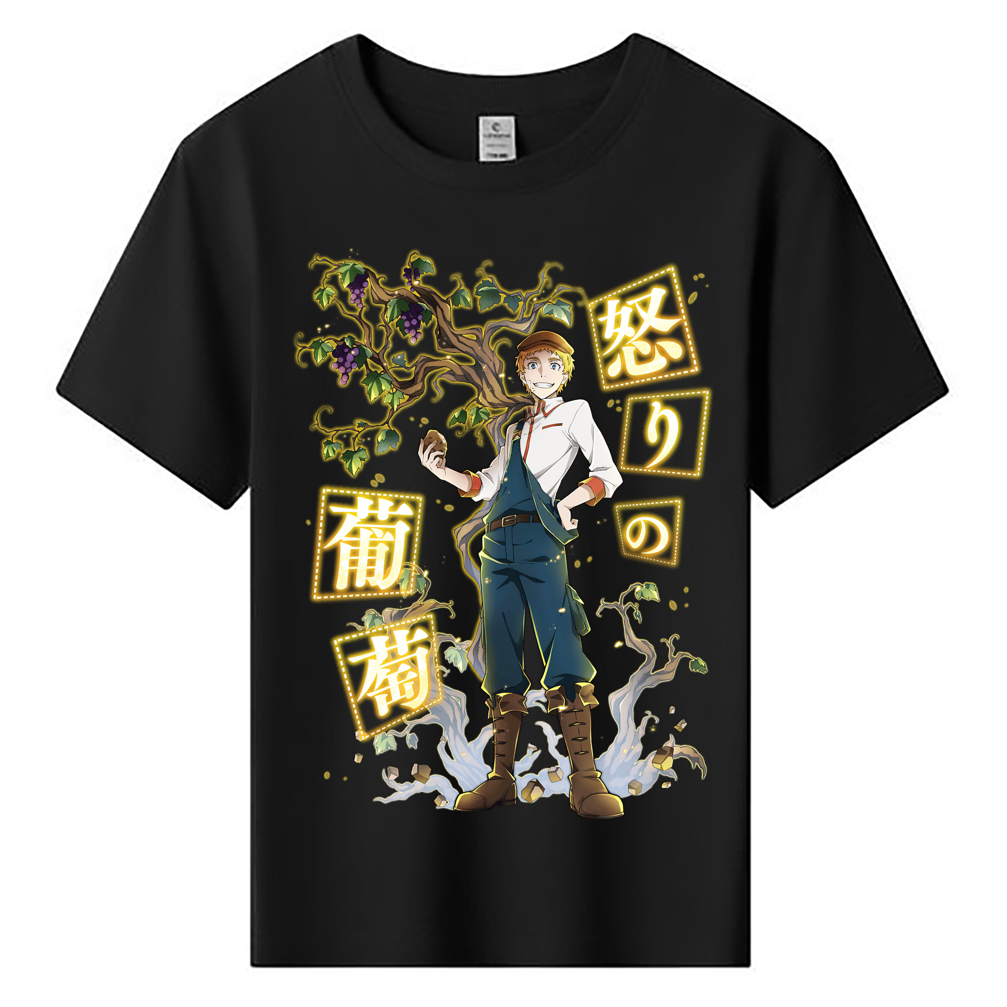 （画像用） 文豪ストレイドッグス Bungo Stray Dogs 綿100％キッズTシャツ（フロントプリント）