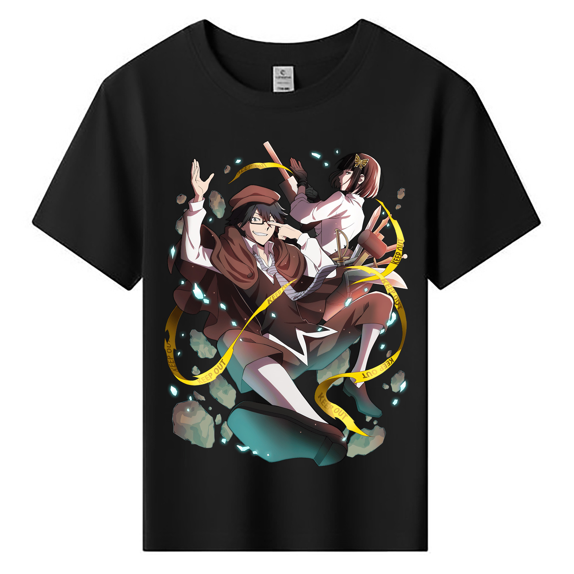 （画像用） 文豪ストレイドッグス Bungo Stray Dogs 綿100％キッズTシャツ（フロントプリント）