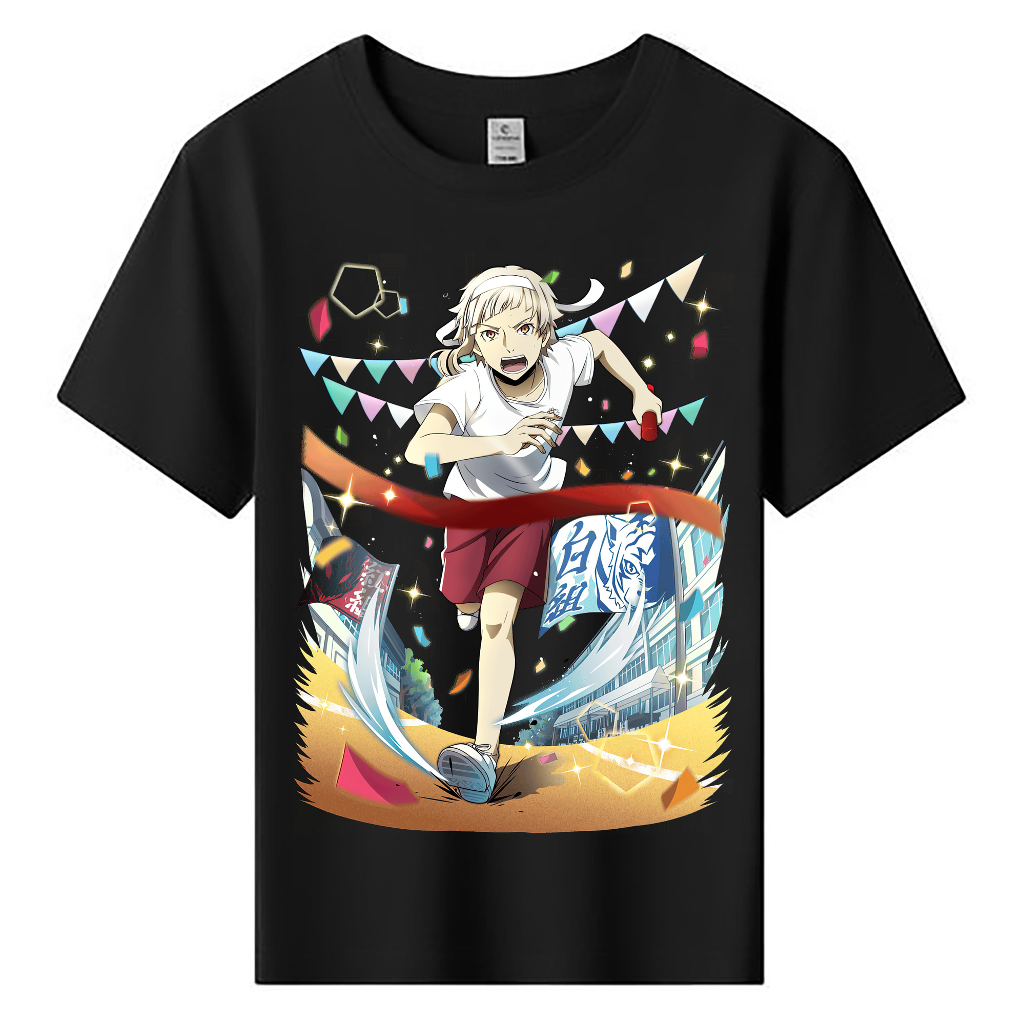 （画像用） 文豪ストレイドッグス Bungo Stray Dogs 綿100％キッズTシャツ（フロントプリント）