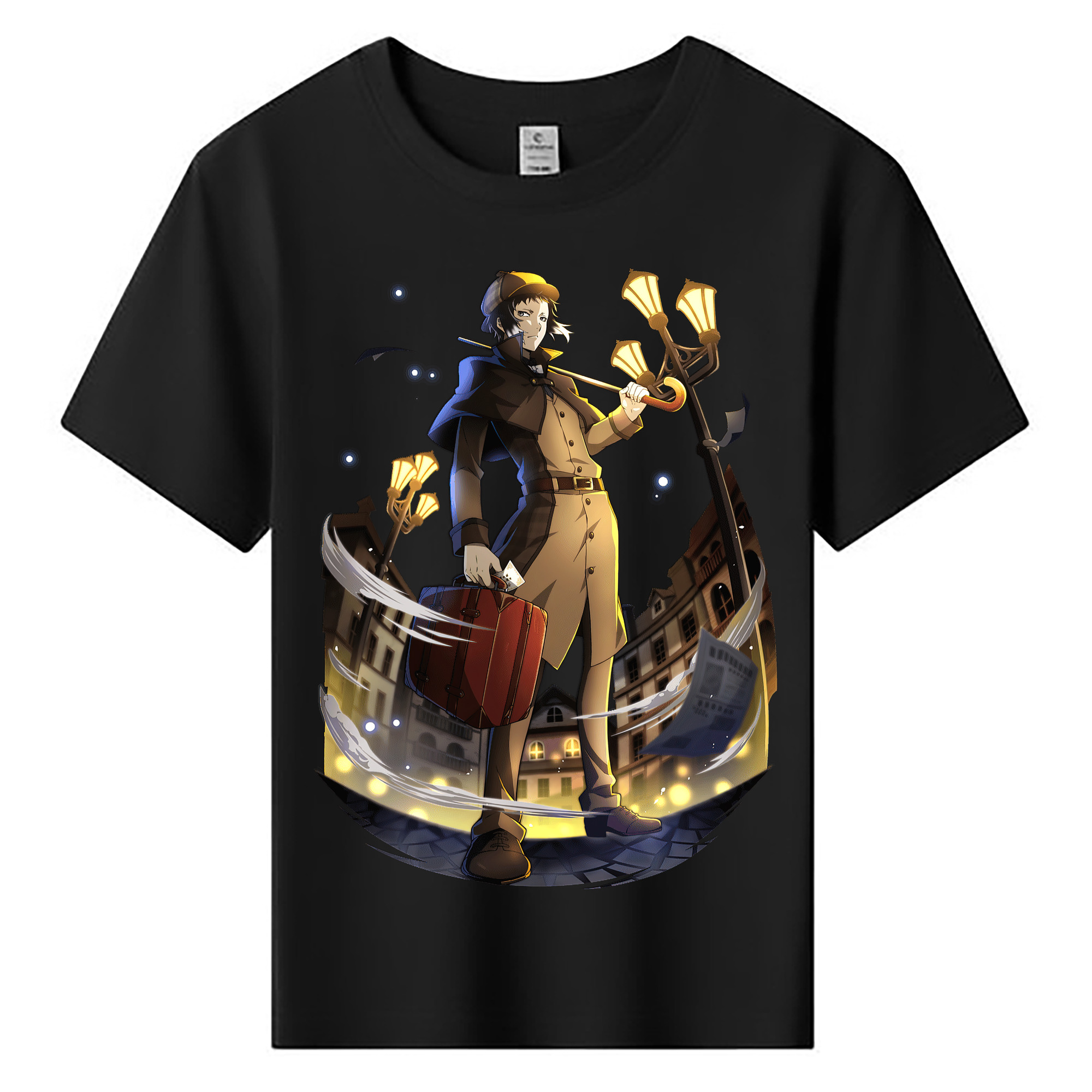 （画像用） 文豪ストレイドッグス Bungo Stray Dogs 綿100％キッズTシャツ（フロントプリント）
