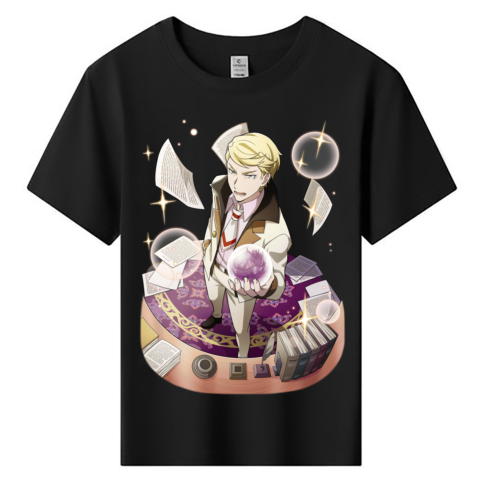 （画像用） 文豪ストレイドッグス Bungo Stray Dogs 綿100％キッズTシャツ（フロントプリント）