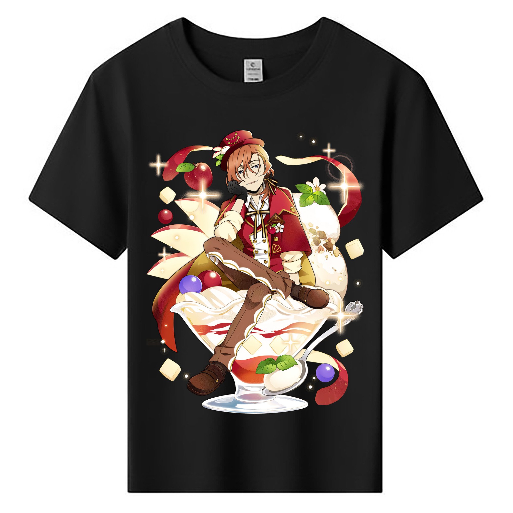 （画像用） 文豪ストレイドッグス Bungo Stray Dogs 綿100％キッズTシャツ（フロントプリント）