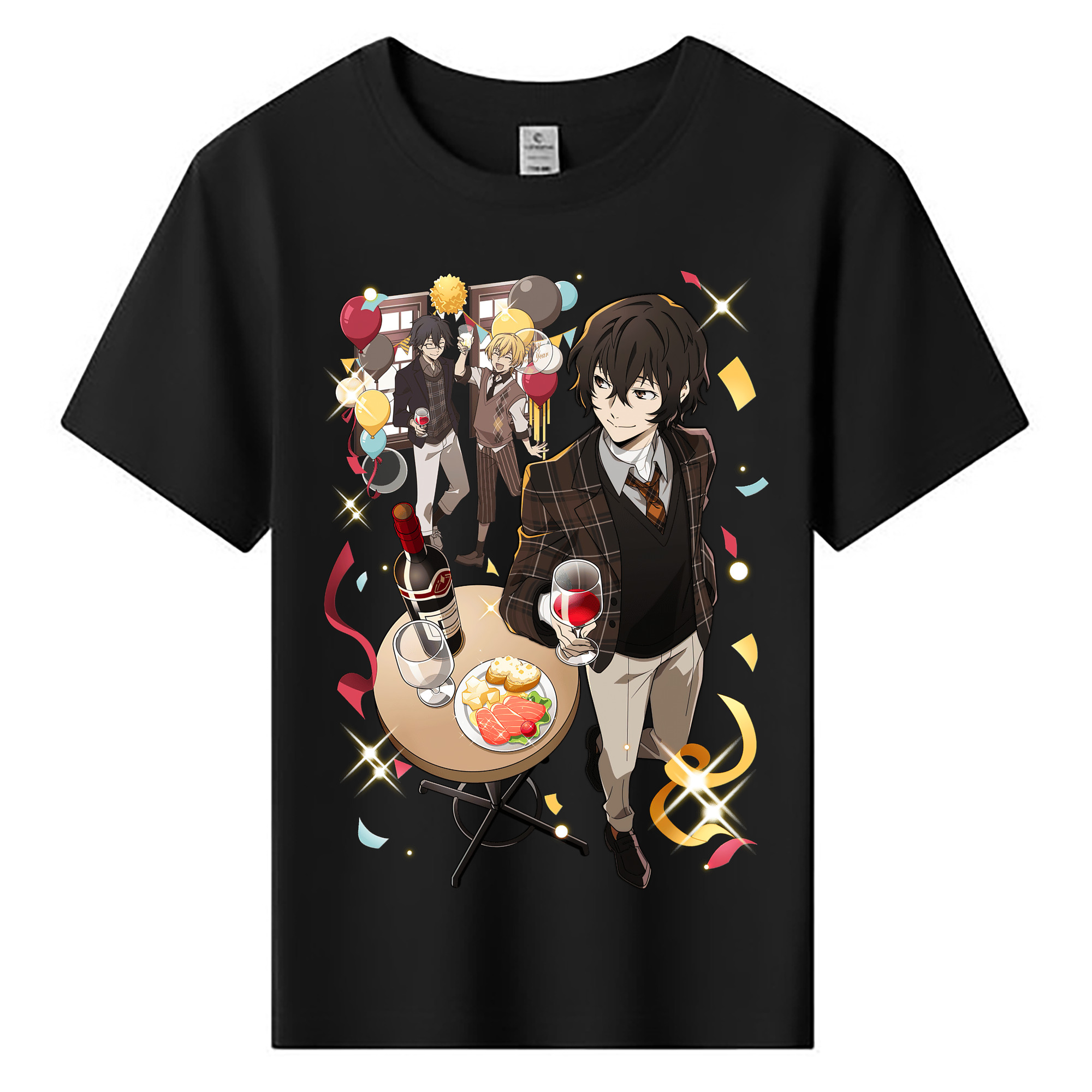 （画像用） 文豪ストレイドッグス Bungo Stray Dogs 綿100％キッズTシャツ（フロントプリント）