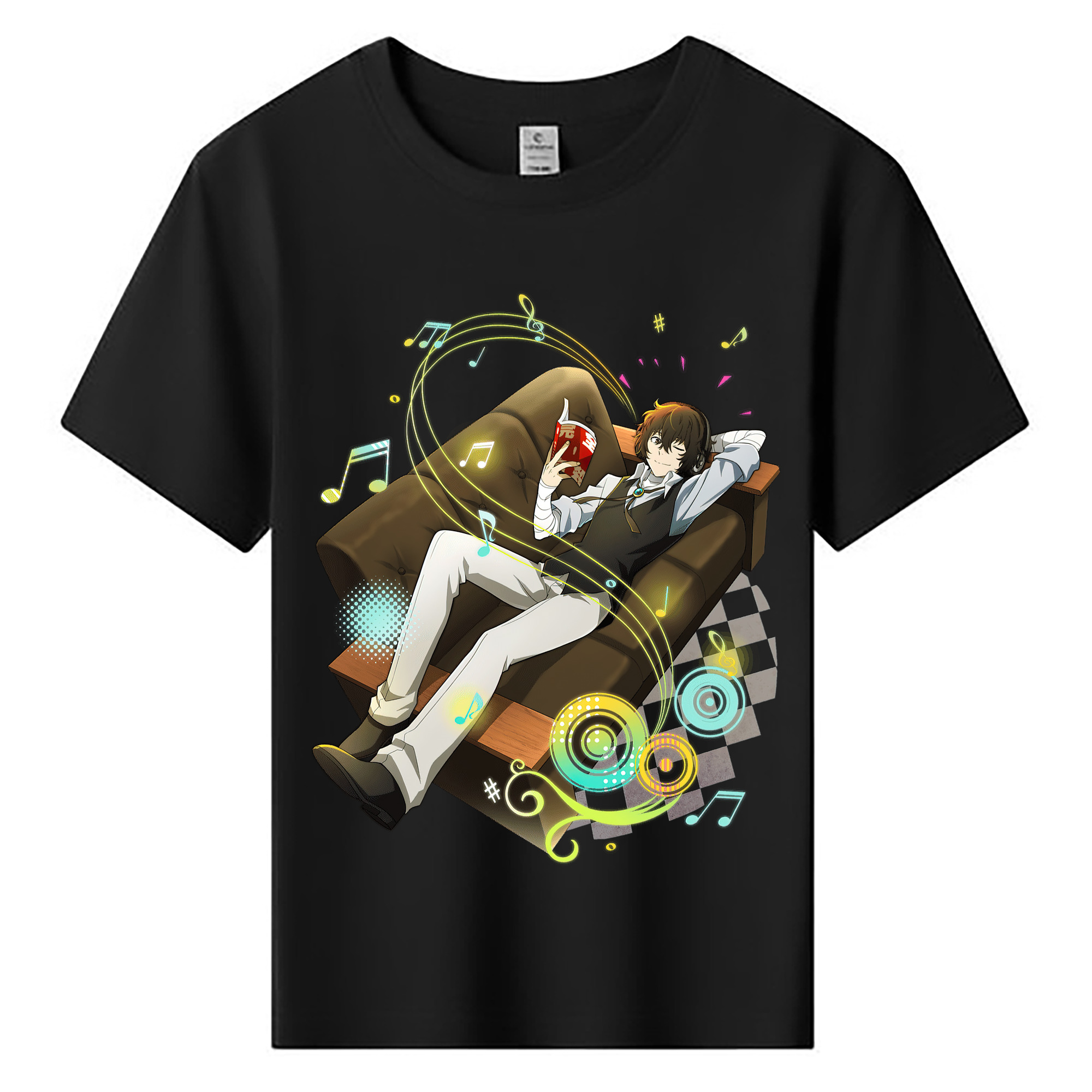 （画像用） 文豪ストレイドッグス Bungo Stray Dogs 綿100％キッズTシャツ（フロントプリント）