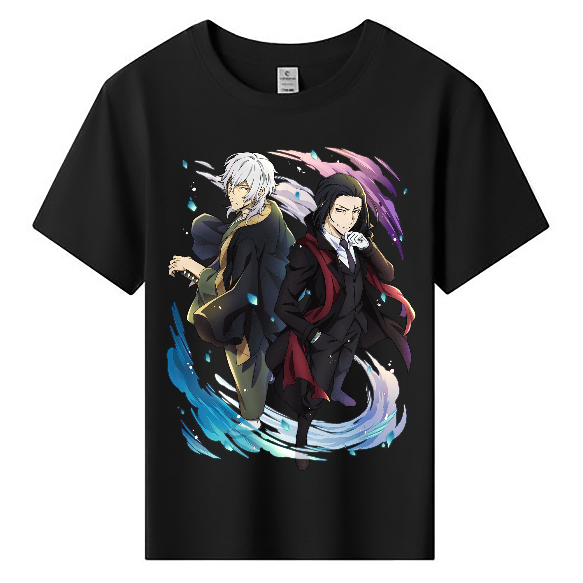 （画像用） 文豪ストレイドッグス Bungo Stray Dogs 綿100％キッズTシャツ（フロントプリント）
