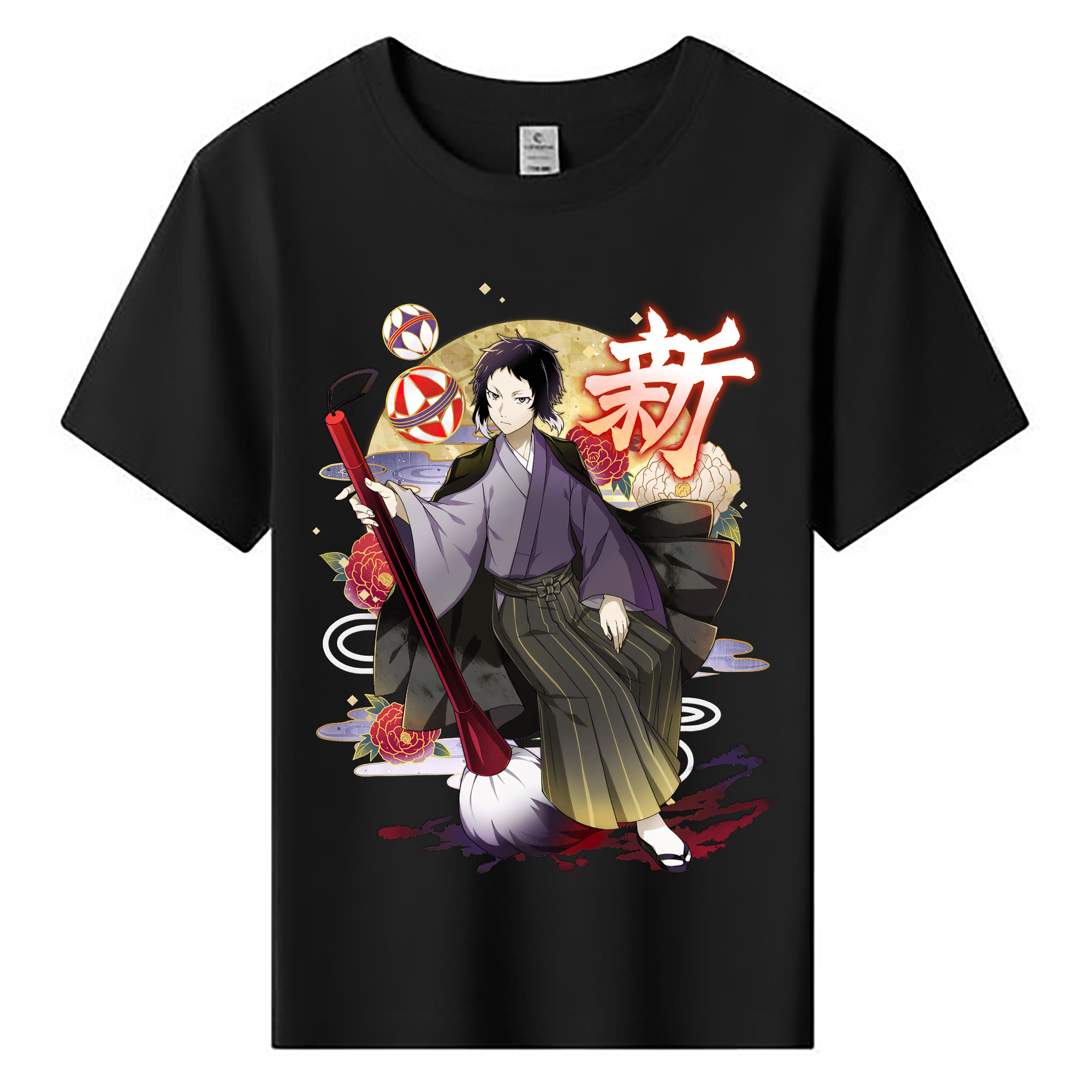 （画像用） 文豪ストレイドッグス Bungo Stray Dogs 綿100％キッズTシャツ（フロントプリント）