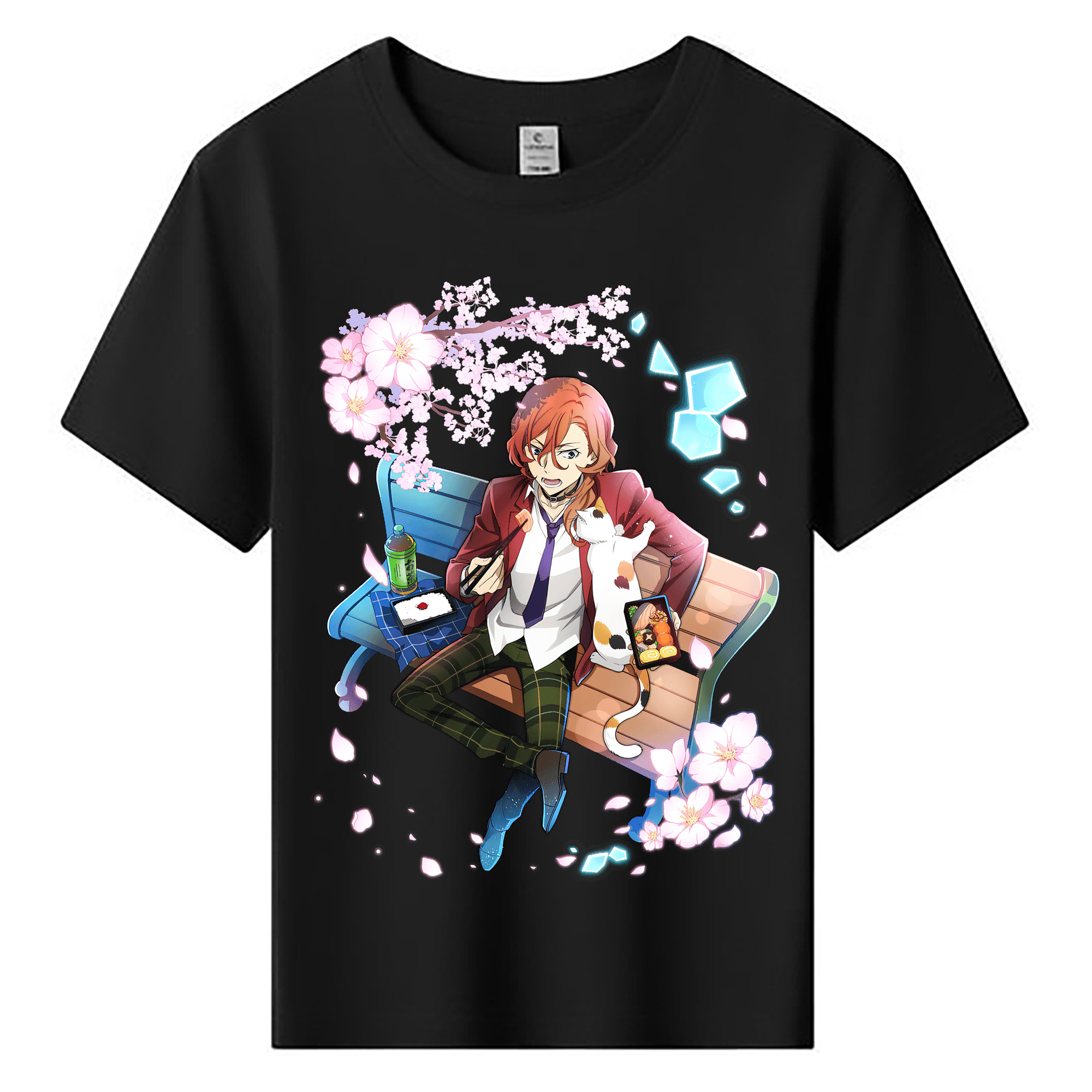 （画像用） 文豪ストレイドッグス Bungo Stray Dogs 綿100％キッズTシャツ（フロントプリント）