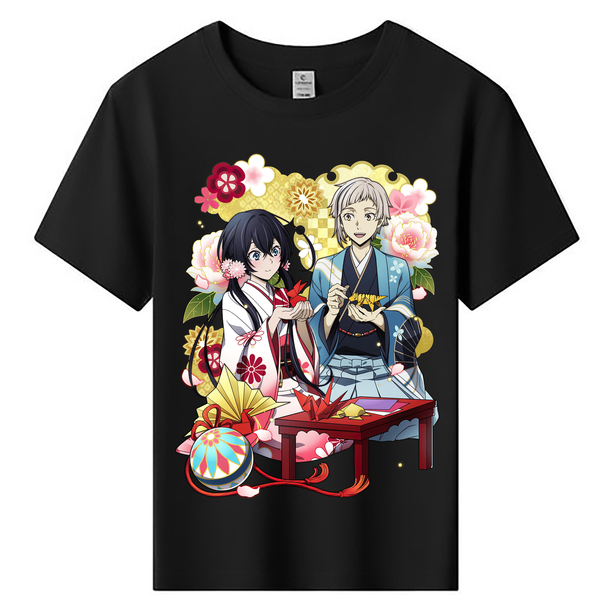 （画像用） 文豪ストレイドッグス Bungo Stray Dogs 綿100％キッズTシャツ（フロントプリント）
