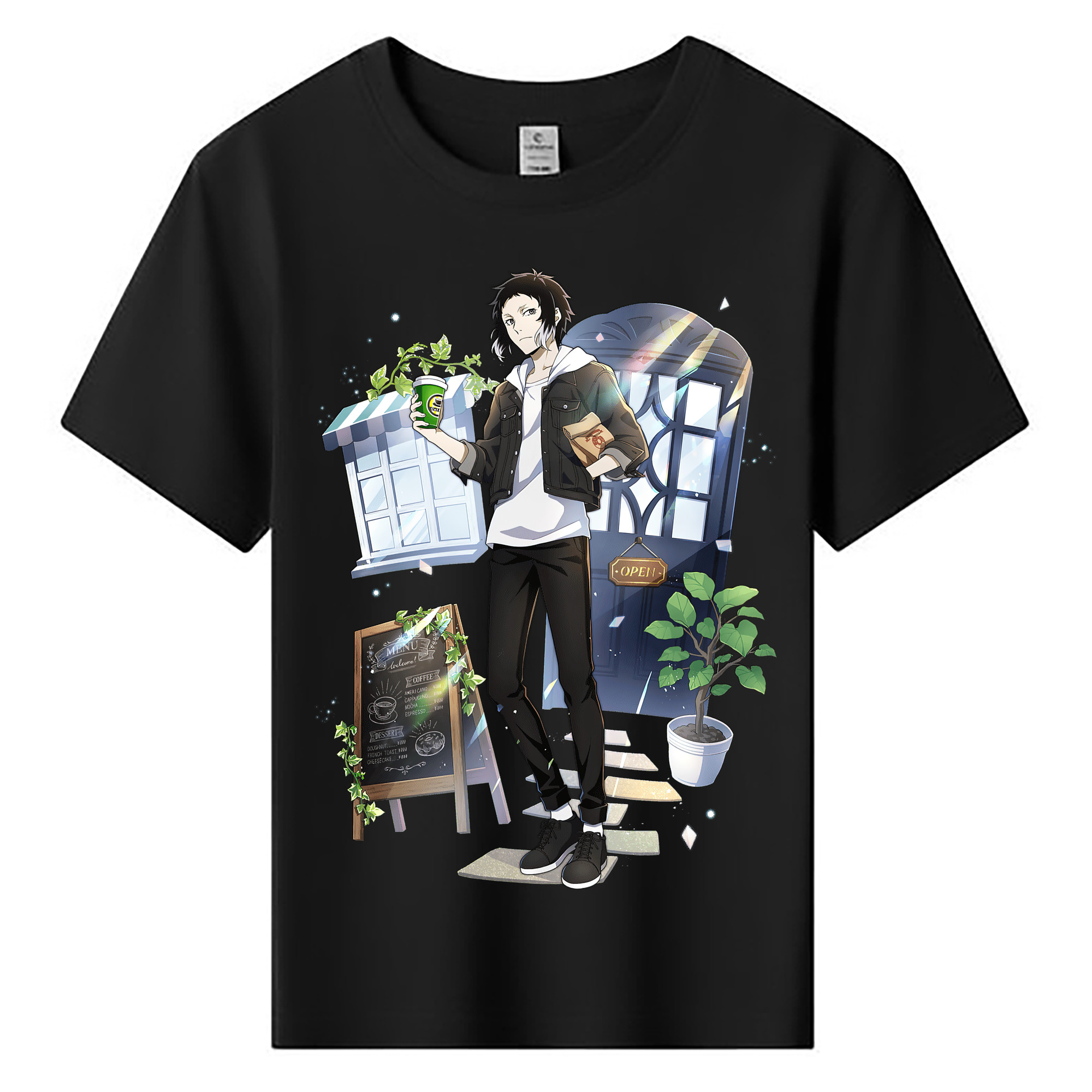 （画像用） 文豪ストレイドッグス Bungo Stray Dogs 綿100％キッズTシャツ（フロントプリント）