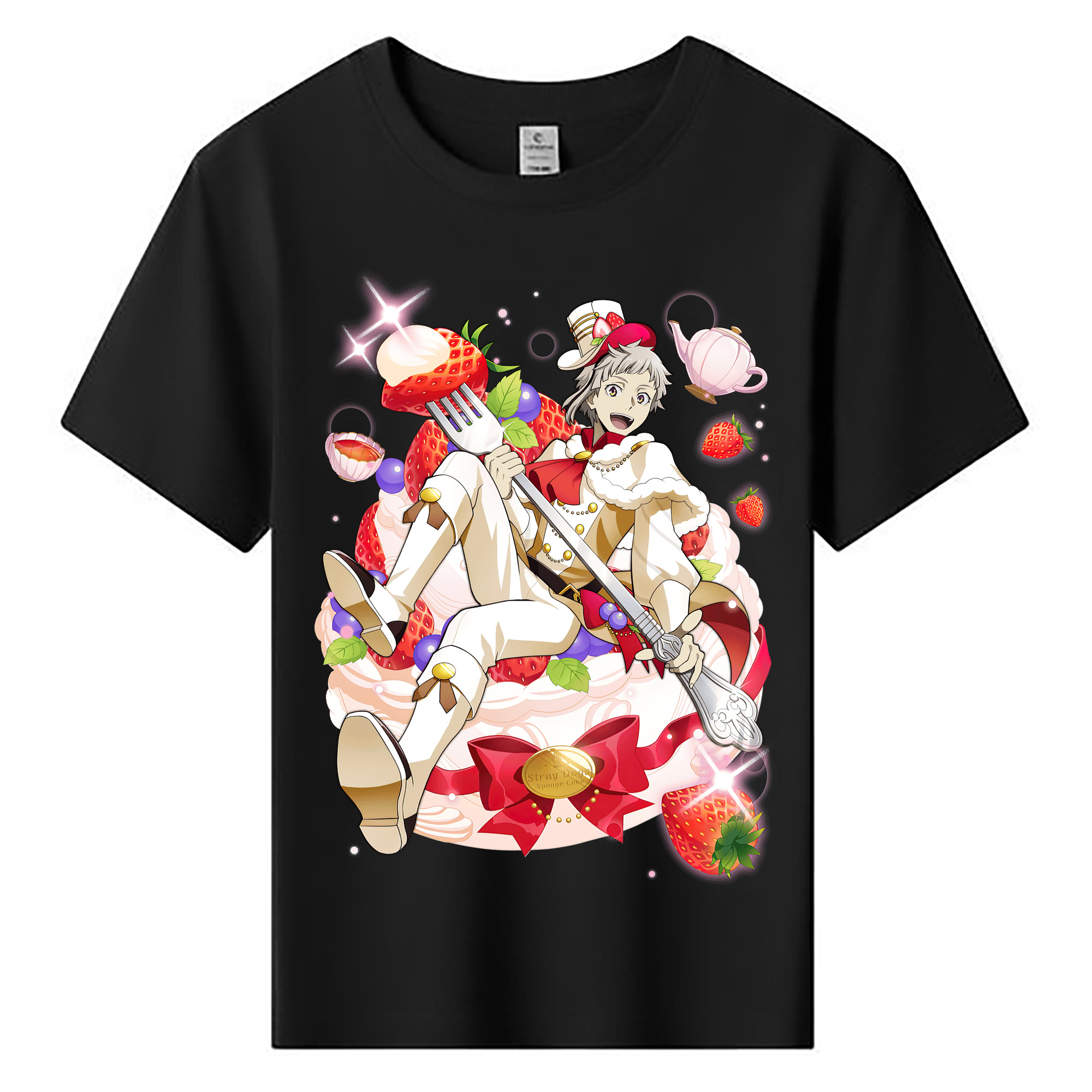 （画像用） 文豪ストレイドッグス Bungo Stray Dogs 綿100％キッズTシャツ（フロントプリント）