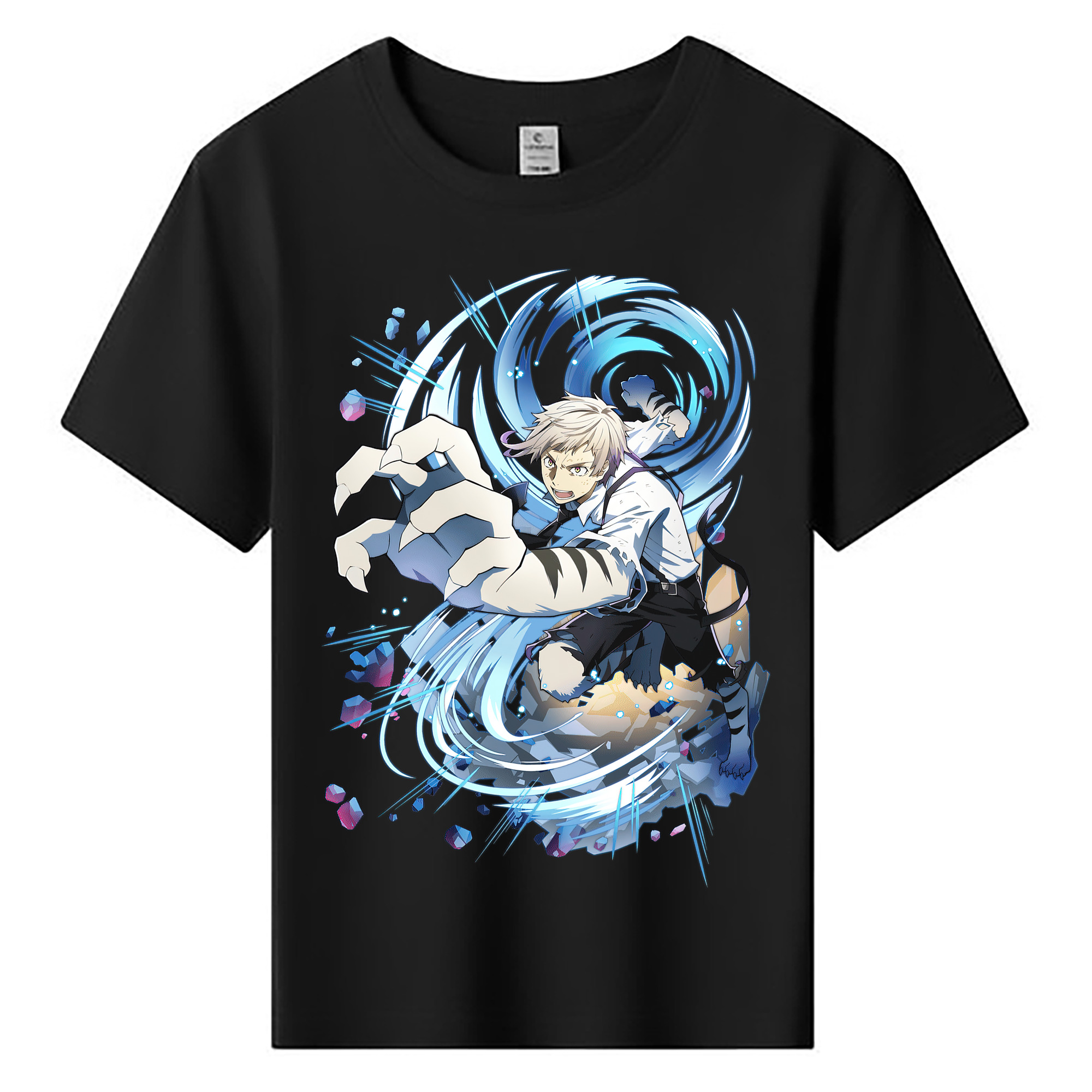 （画像用） 文豪ストレイドッグス Bungo Stray Dogs 綿100％キッズTシャツ（フロントプリント）