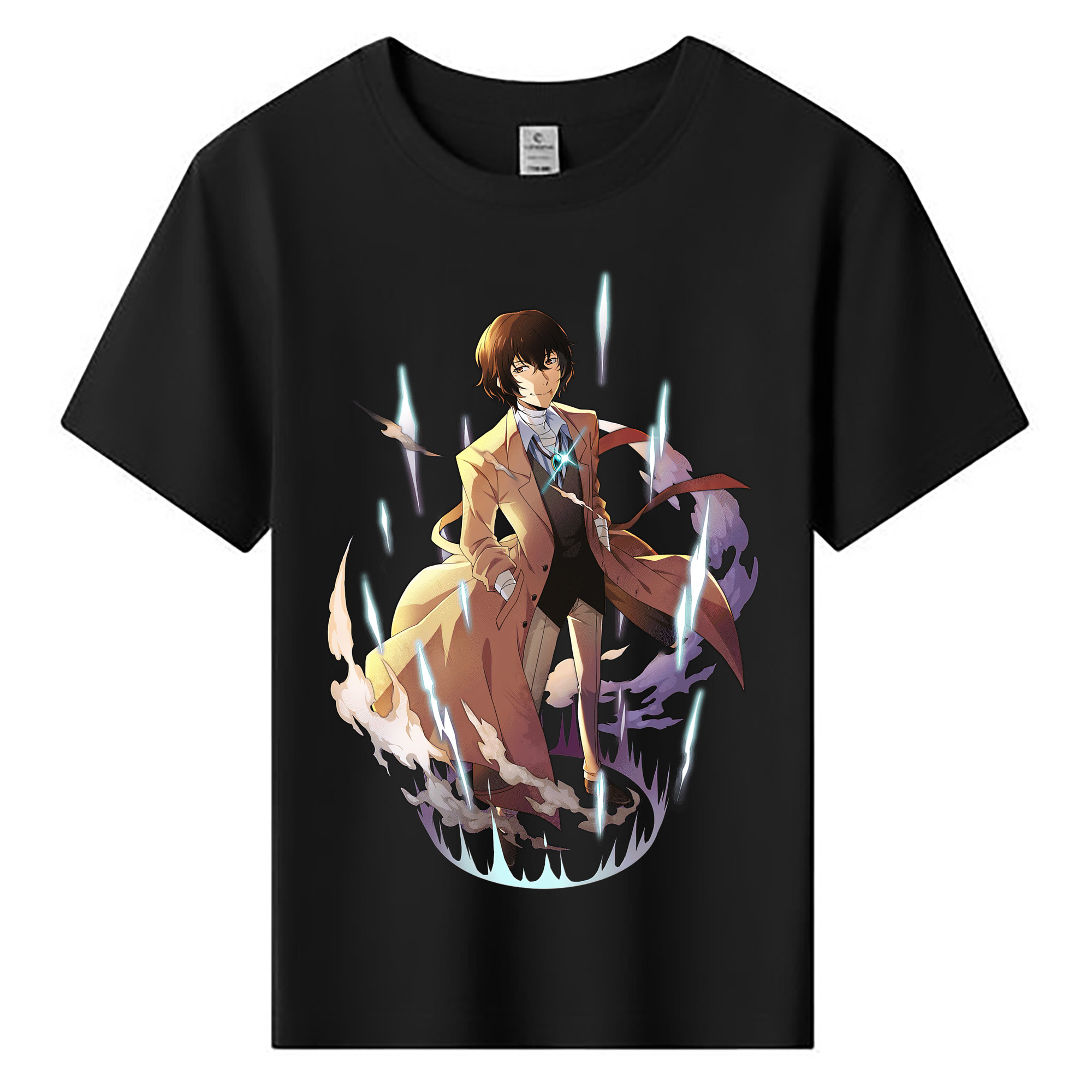 （画像用） 文豪ストレイドッグス Bungo Stray Dogs 綿100％キッズTシャツ（フロントプリント）