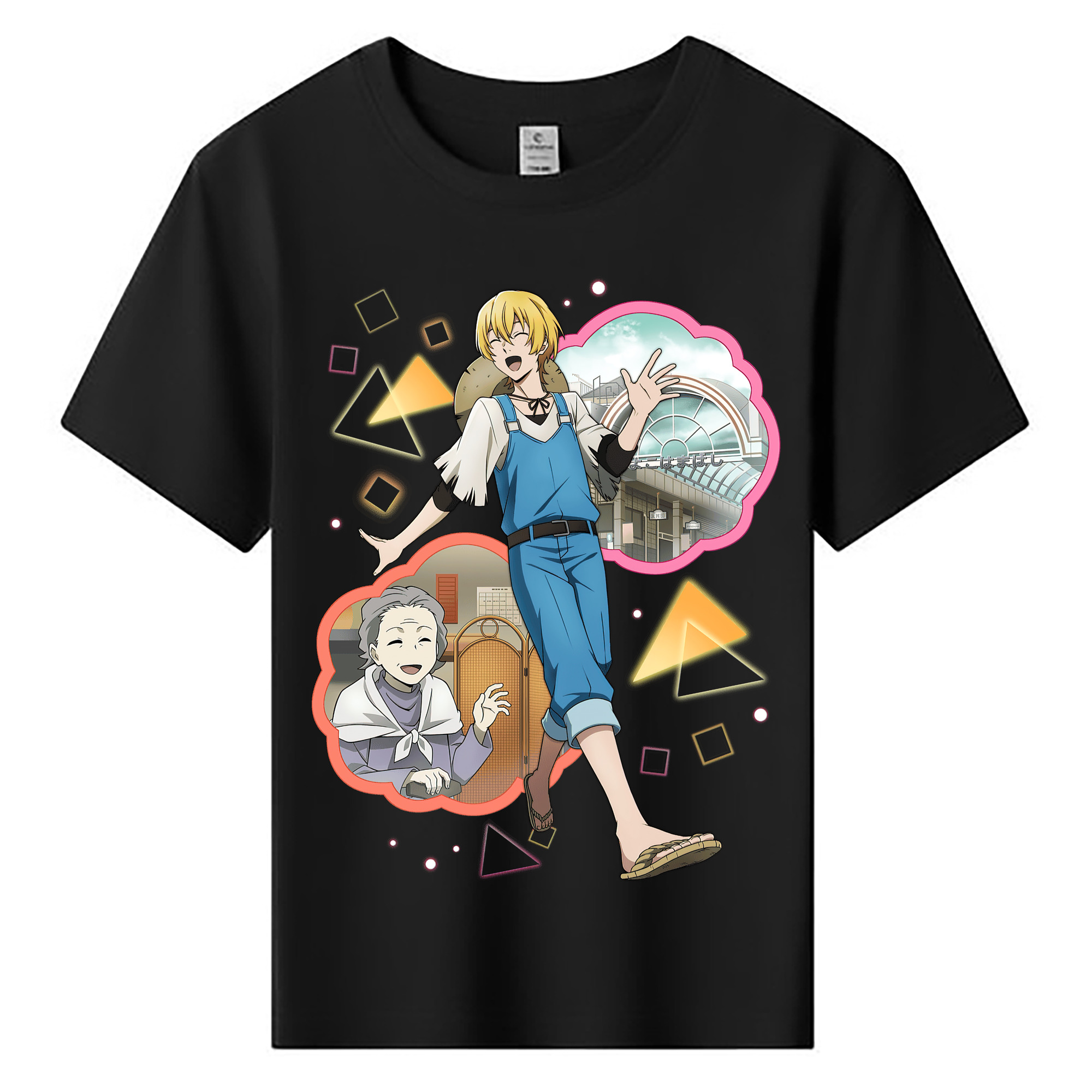 （画像用） 文豪ストレイドッグス Bungo Stray Dogs 綿100％キッズTシャツ（フロントプリント）
