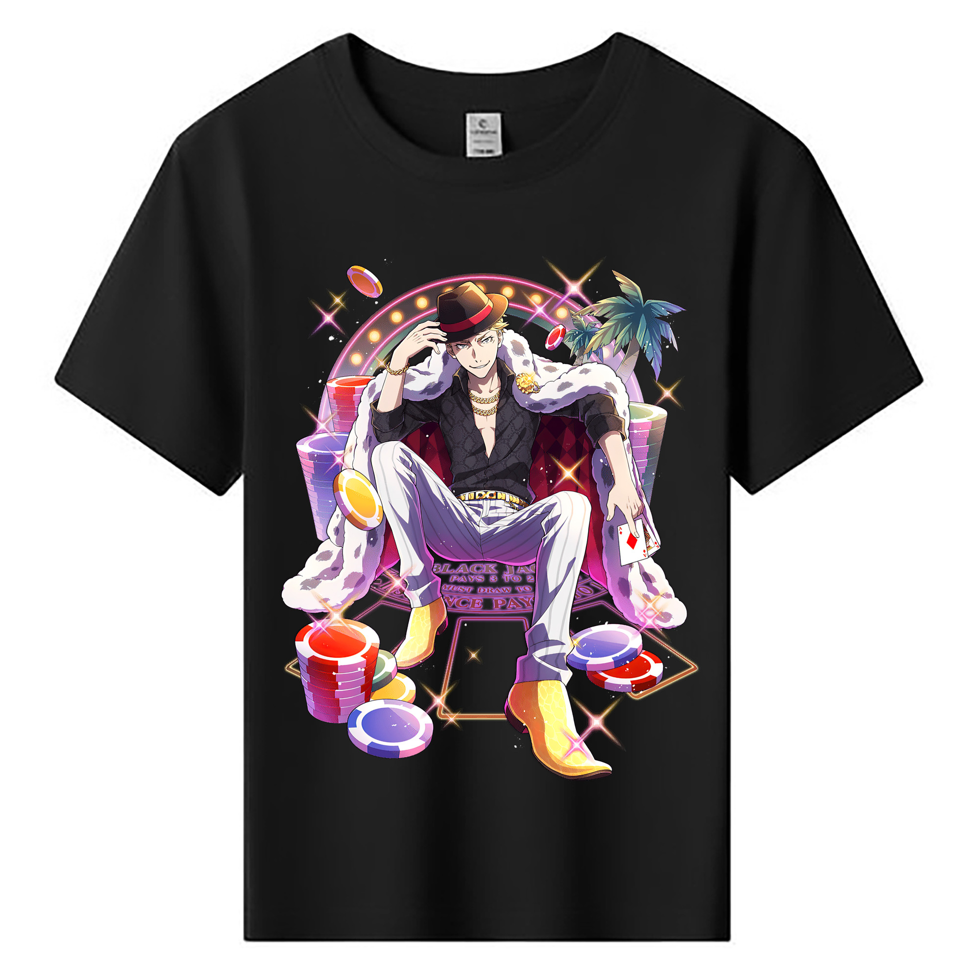 文豪ストレイドッグス Bungo Stray Dogs 綿100％キッズTシャツ（フロントプリント）