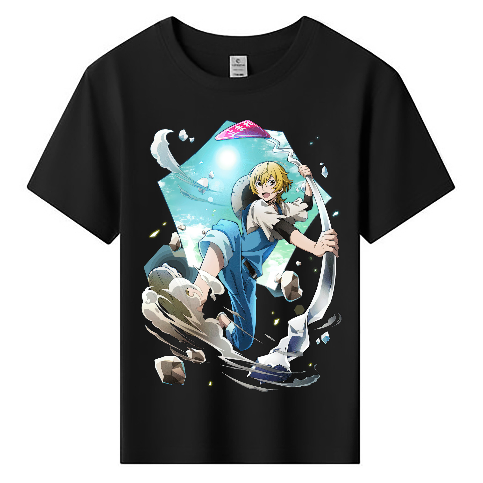 （画像用） 文豪ストレイドッグス Bungo Stray Dogs 綿100％キッズTシャツ（フロントプリント）